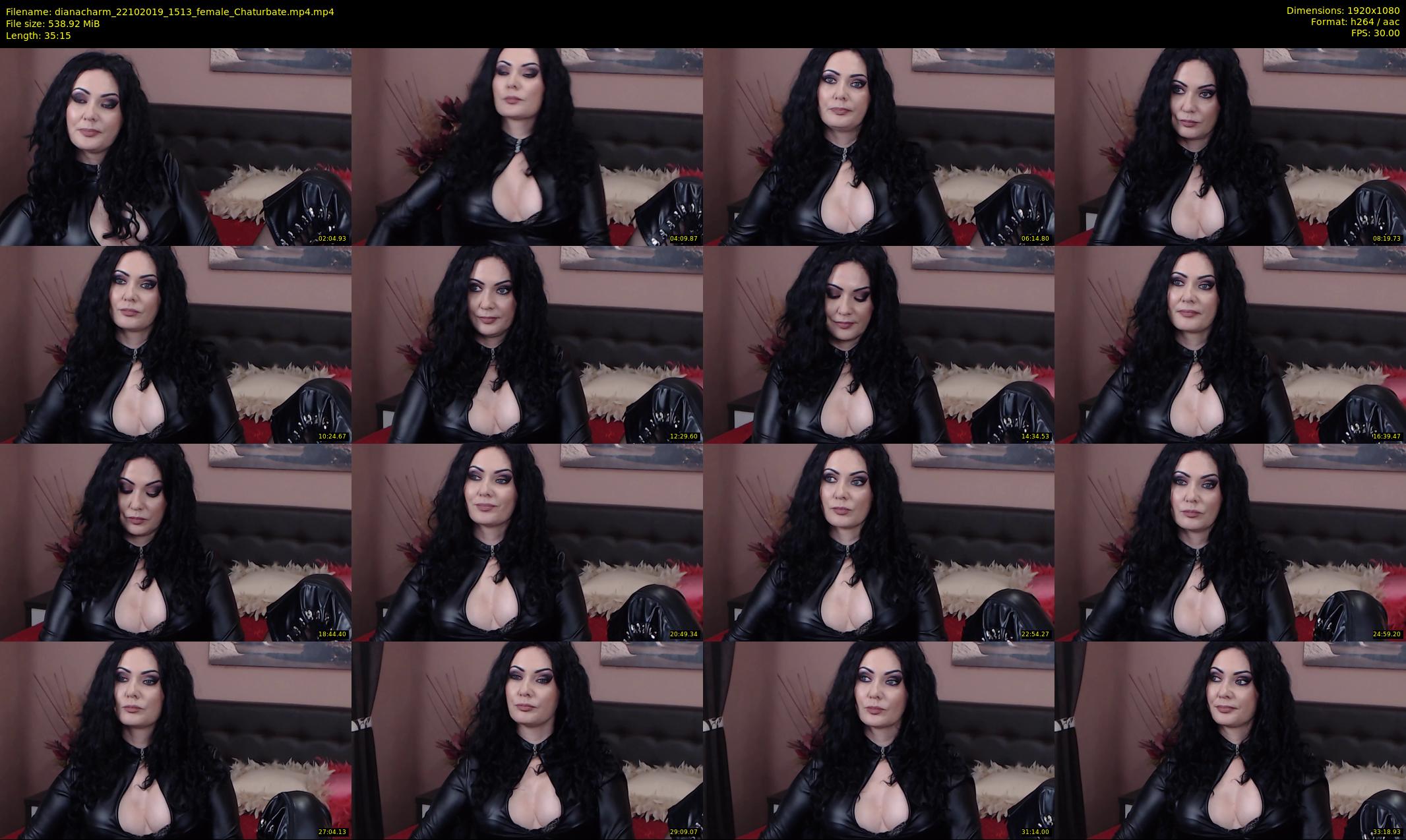 dianacharm — 36 minute Chaturbate female cam show recording, 1080p, Oct 22, 2019