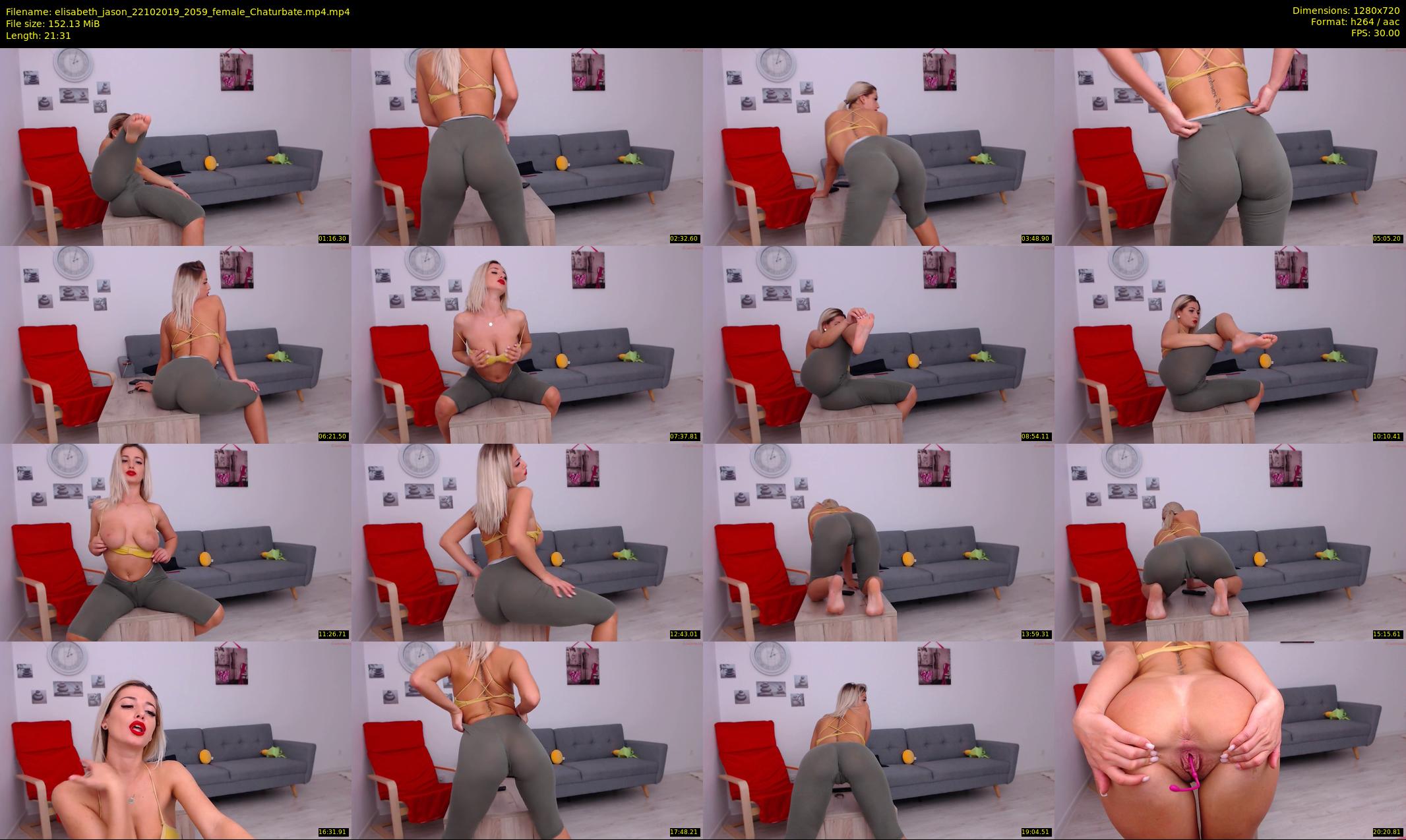 elisabeth_jason — 22 minute Chaturbate couple cam show recording, 720p, Oct 22, 2019