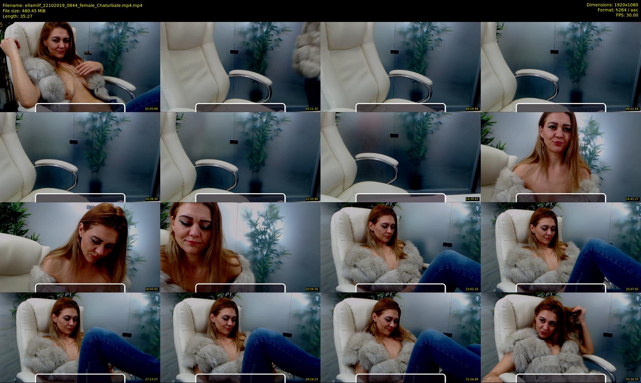 ellamilf — 36 minute Chaturbate female cam show recording, 1080p, Oct 22, 2019