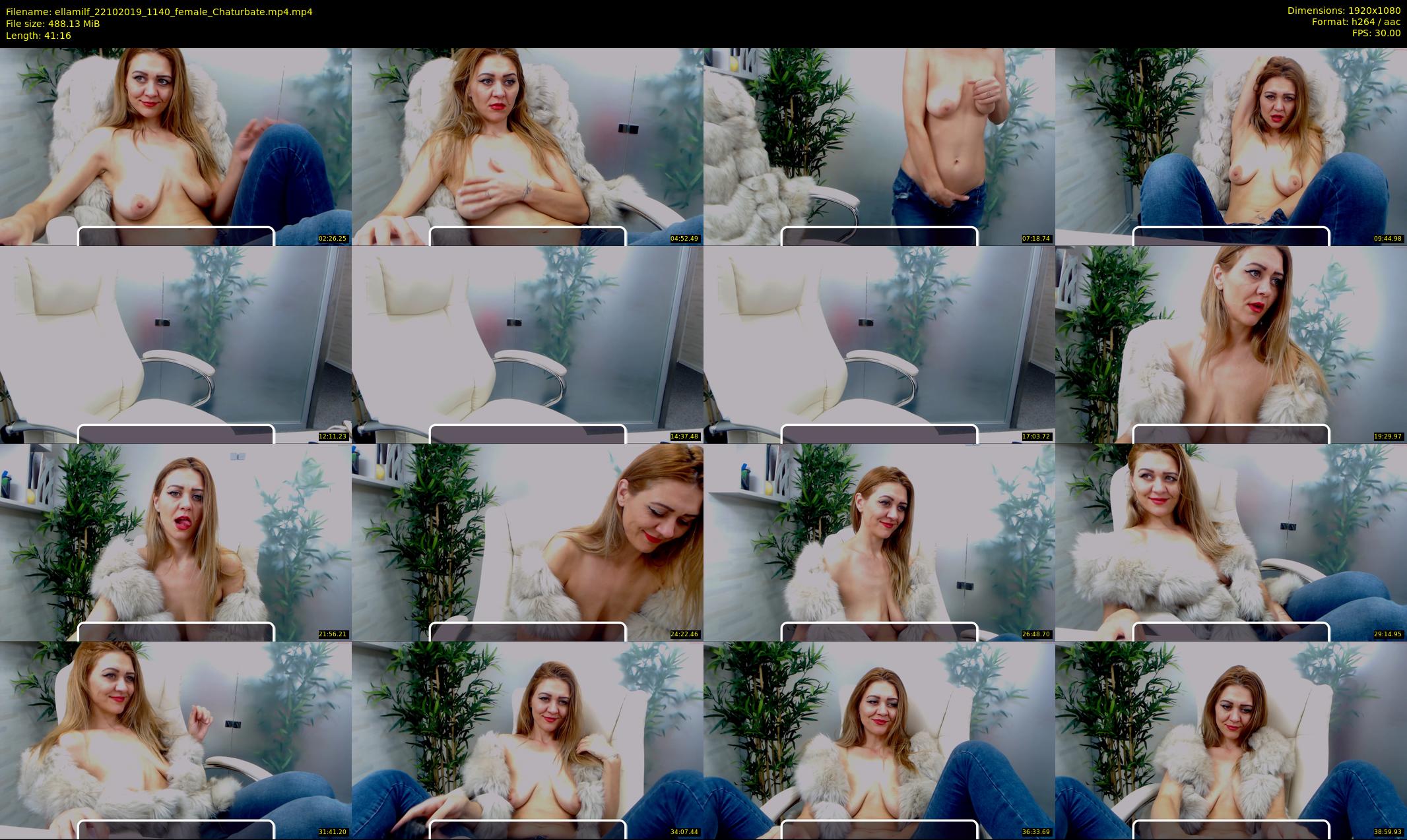ellamilf — 42 minute Chaturbate female cam show recording, 1080p, Oct 22, 2019