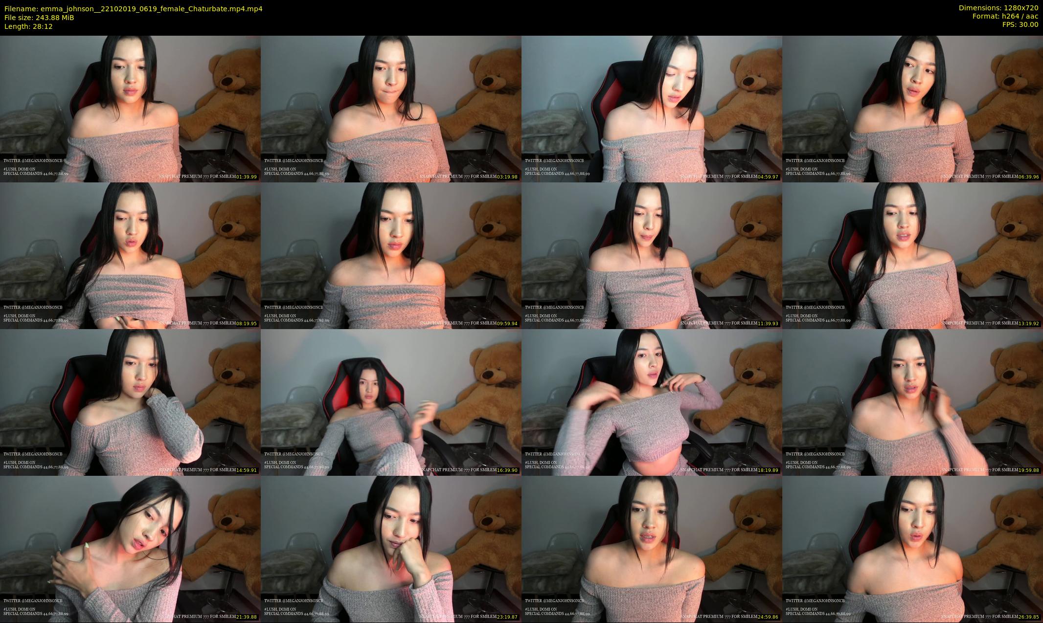 emma_johnson_ — 29 minute Chaturbate female cam show recording, 720p, Oct 22, 2019