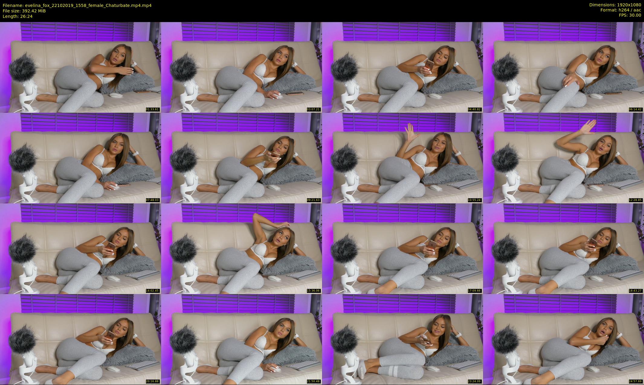 evelina_fox — 27 minute Chaturbate female cam show recording, 1080p, Oct 22, 2019
