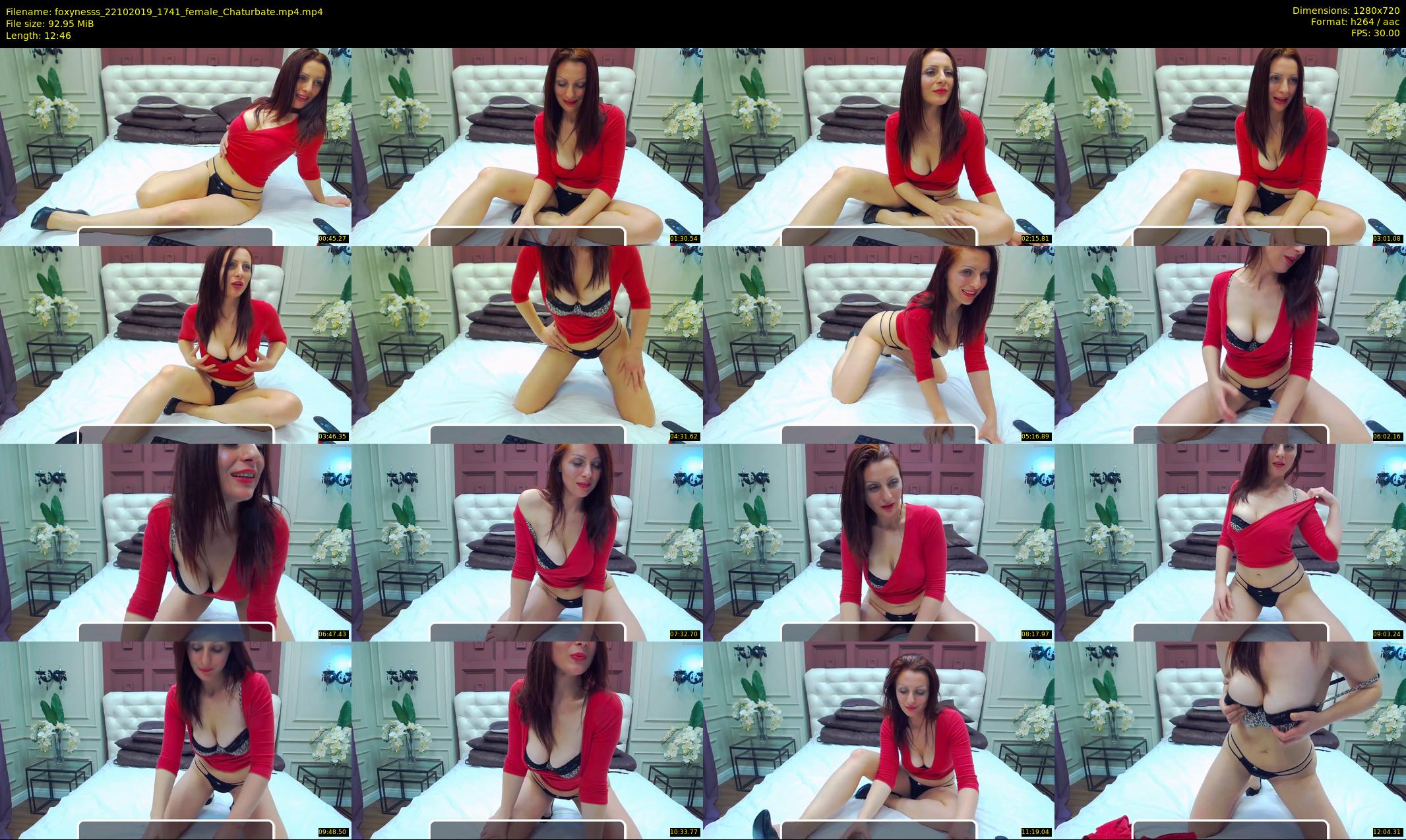 foxynesss — 13 minute Chaturbate female cam show recording, 720p, Oct 22, 2019