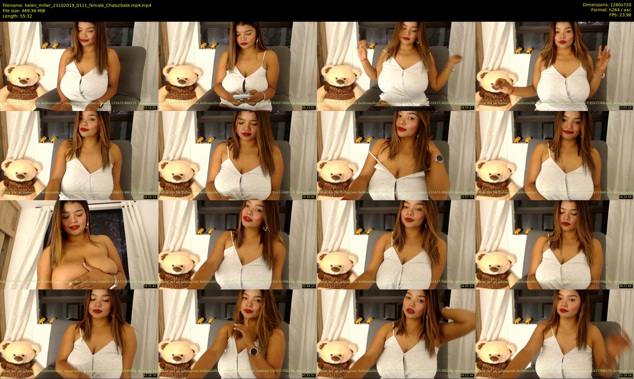 helen_miller — 56 minute Chaturbate female cam show recording, 720p, Oct 23, 2019