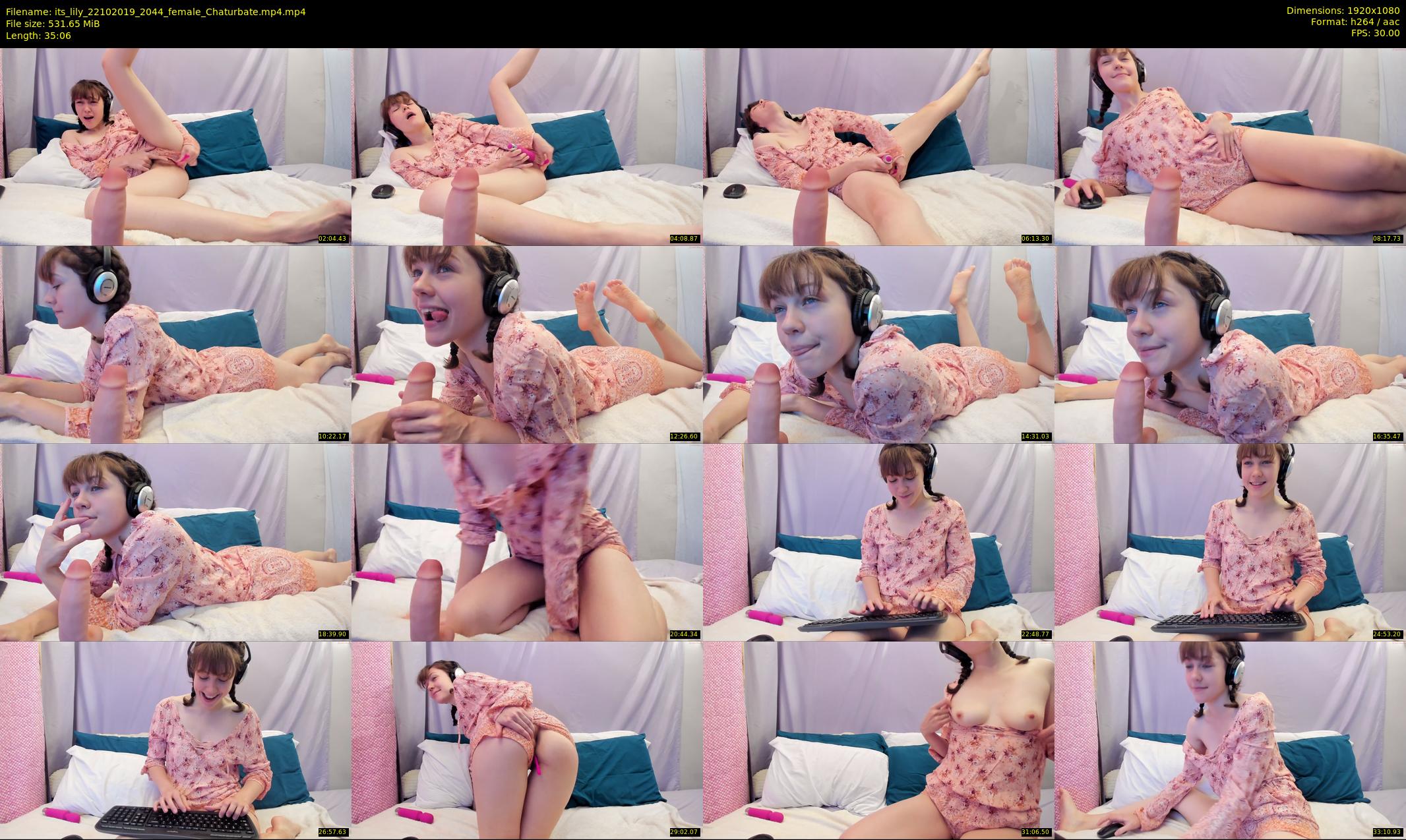 its_lily — 36 minute Chaturbate female cam show recording, 1080p, Oct 22, 2019