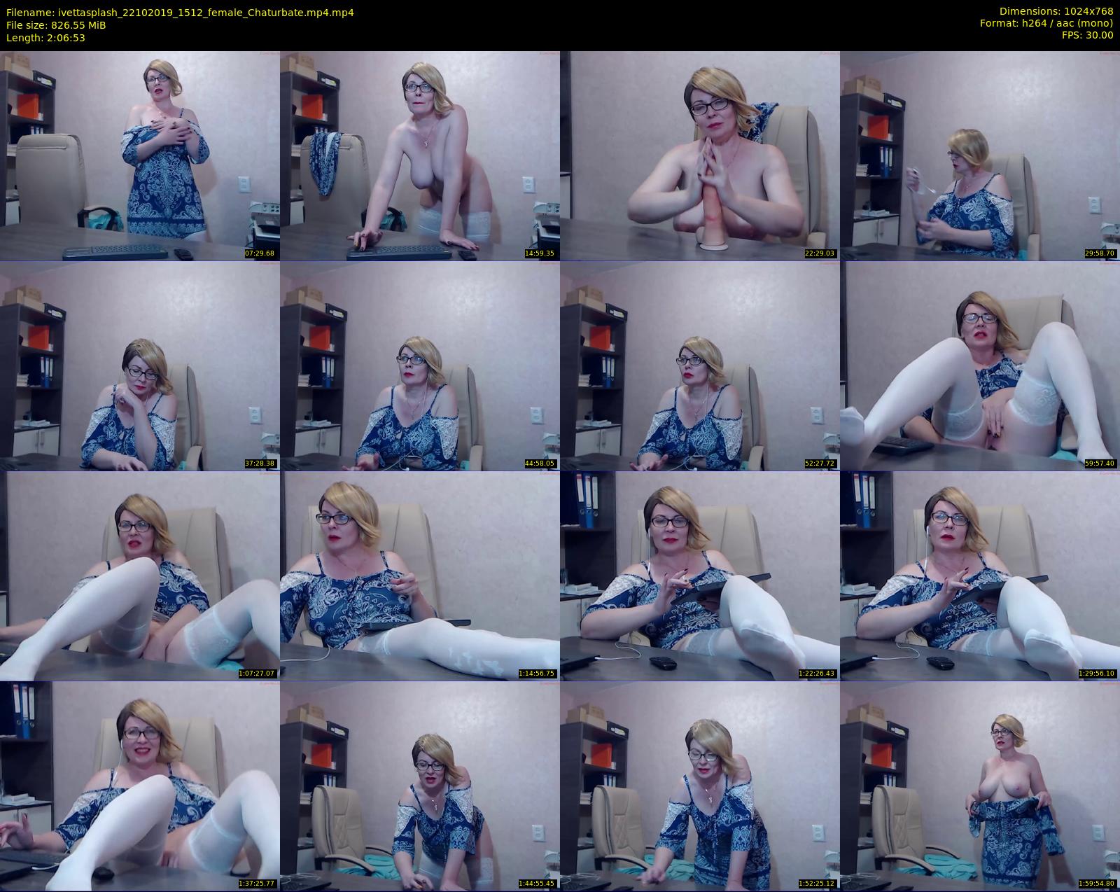 ivettasplash — 127 minute Chaturbate female cam show recording, 720p, Oct 22, 2019