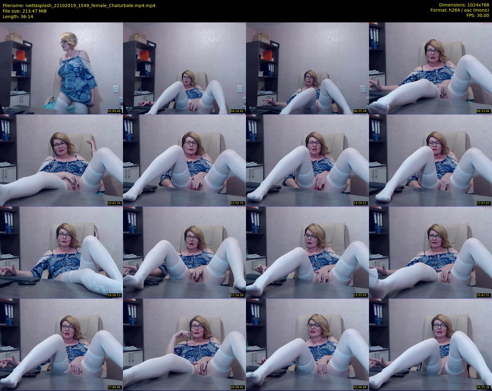 ivettasplash — 37 minute Chaturbate female cam show recording, 720p, Oct 22, 2019
