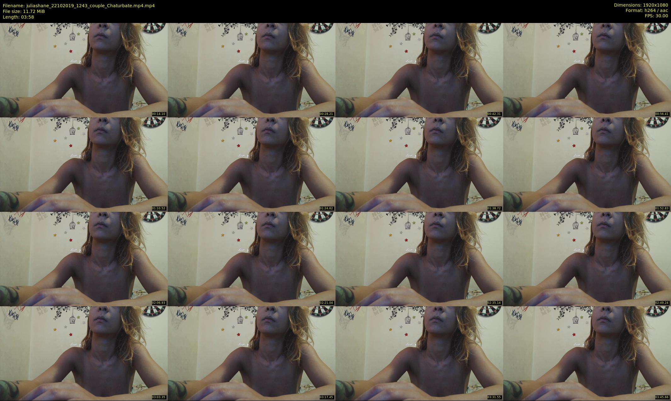 juliashane — 4 minute Chaturbate female cam show recording, 1080p, Oct 22, 2019
