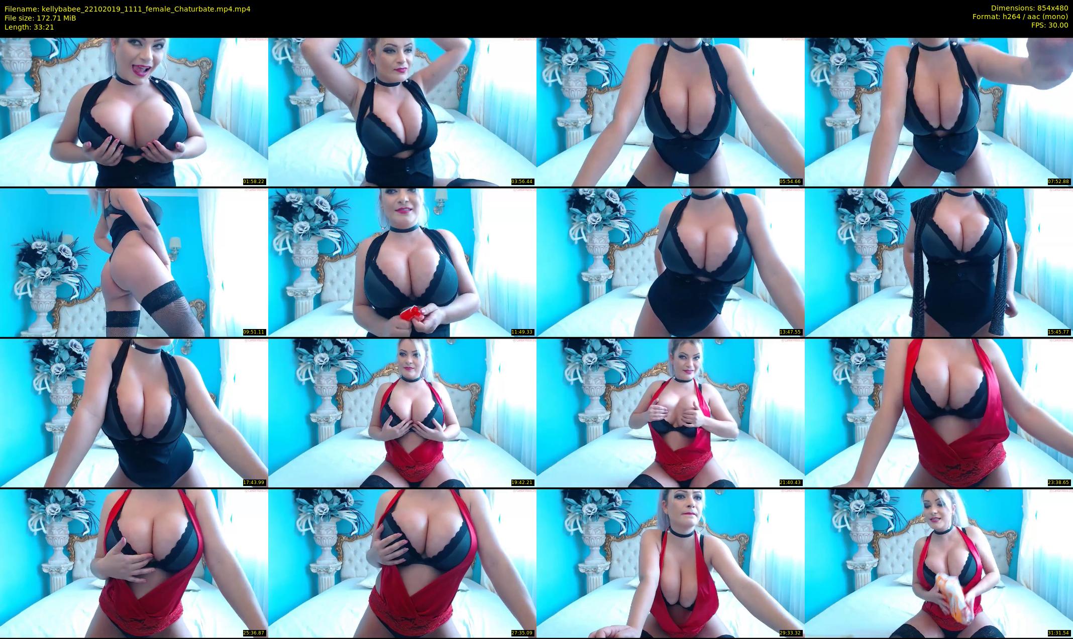 kellybabee — 34 minute Chaturbate female cam show recording, 480p, Oct 22, 2019