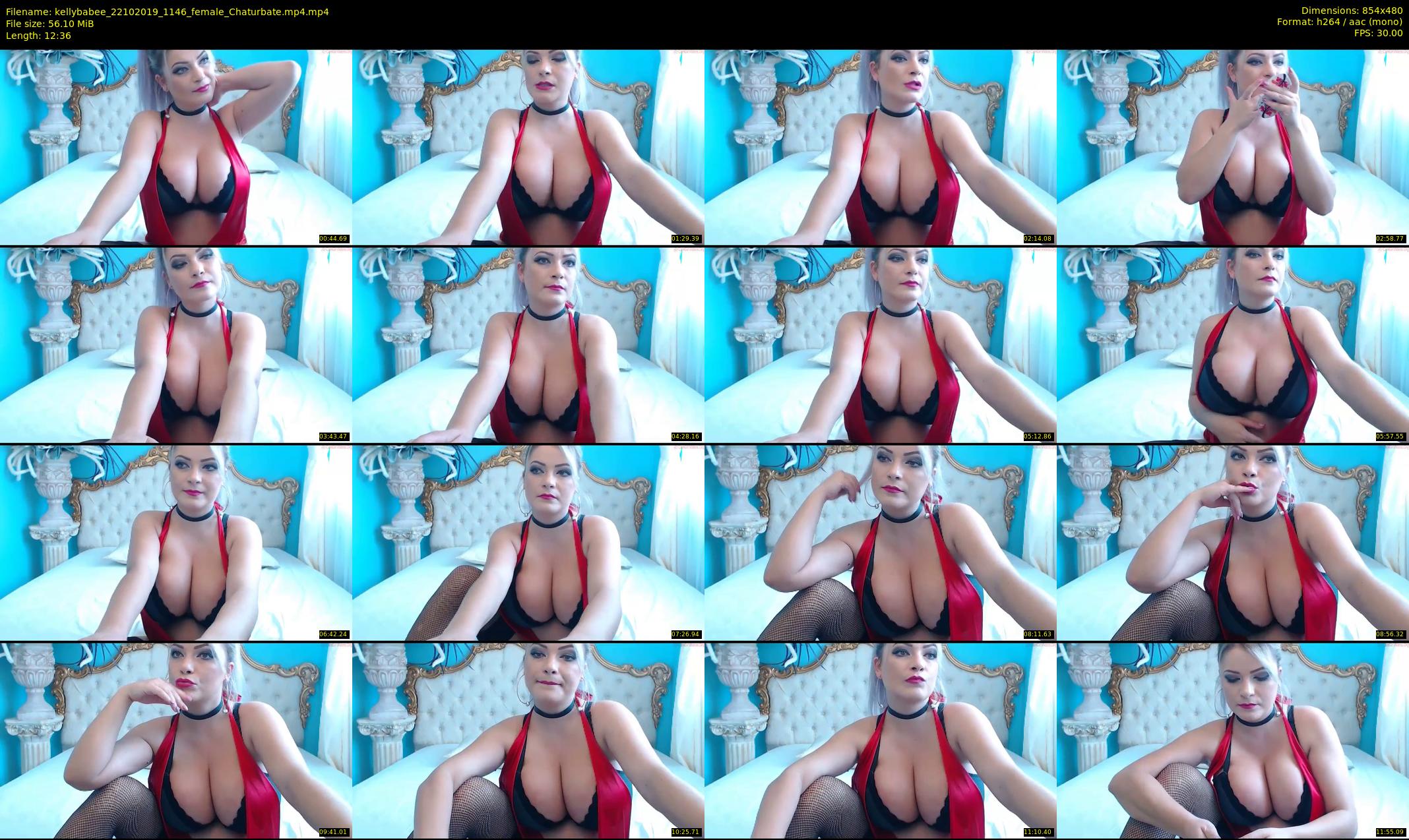 kellybabee — 13 minute Chaturbate female cam show recording, 480p, Oct 22, 2019