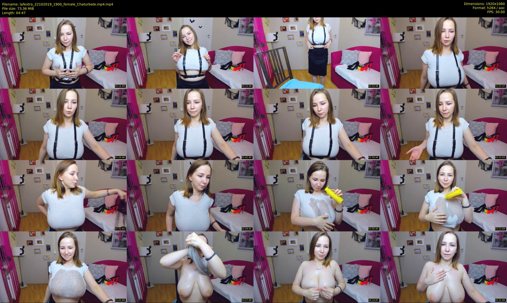 lafextra — 5 minute Chaturbate female cam show recording, 1080p, Oct 22, 2019