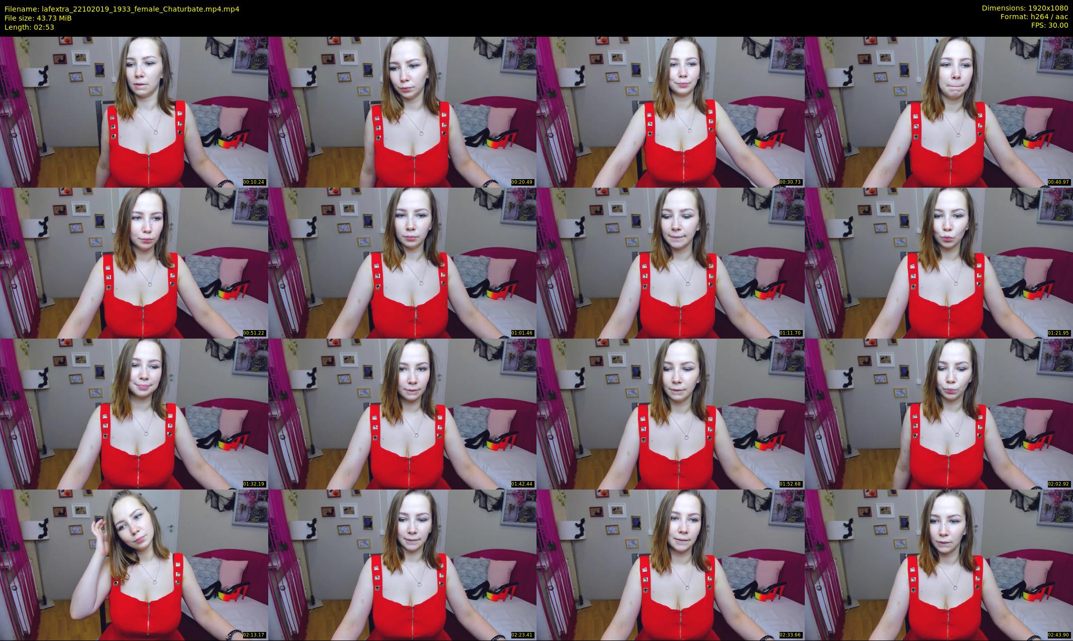 lafextra — 3 minute Chaturbate female cam show recording, 1080p, Oct 22, 2019
