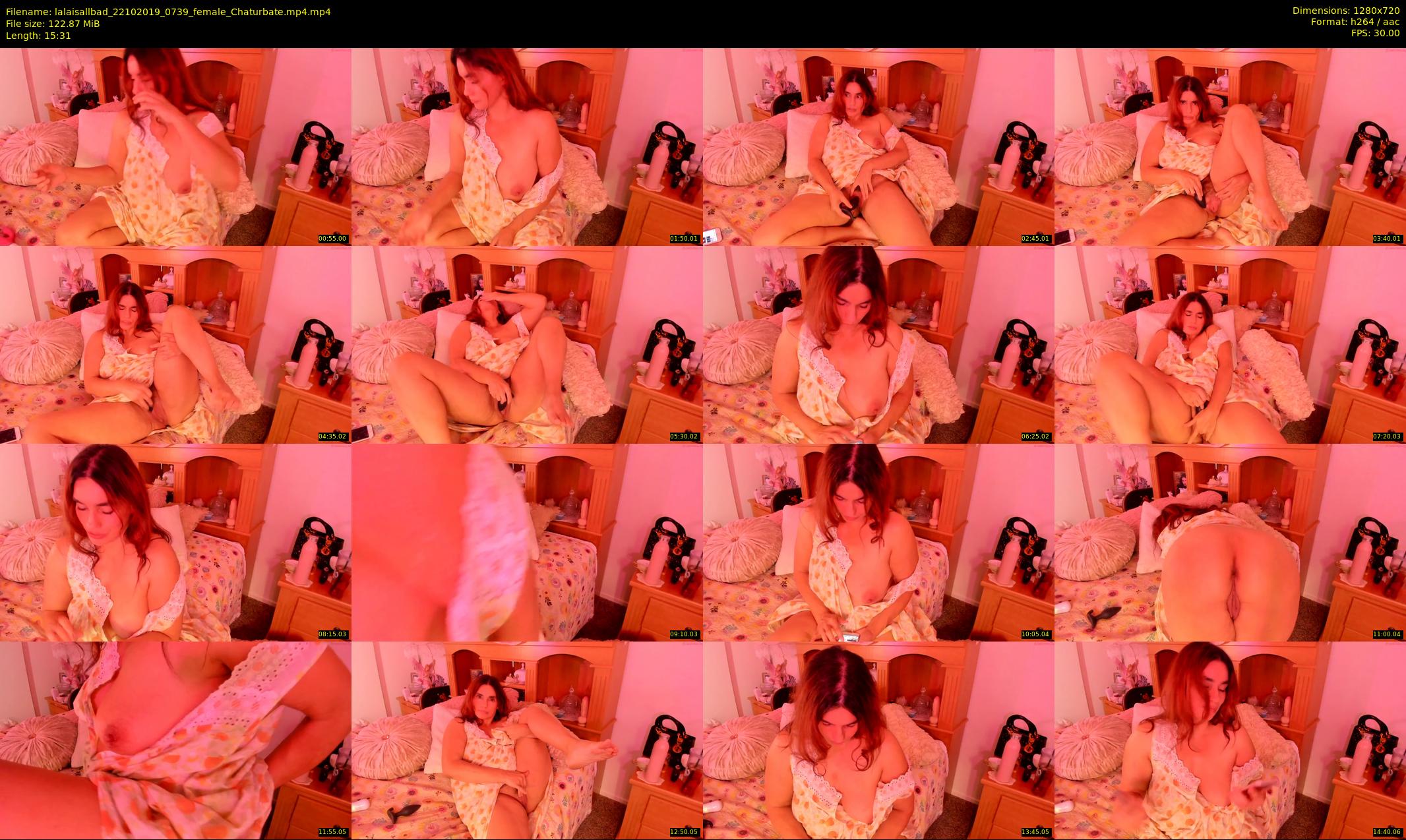 lalaisallbad — 16 minute Chaturbate female cam show recording, 720p, Oct 22, 2019