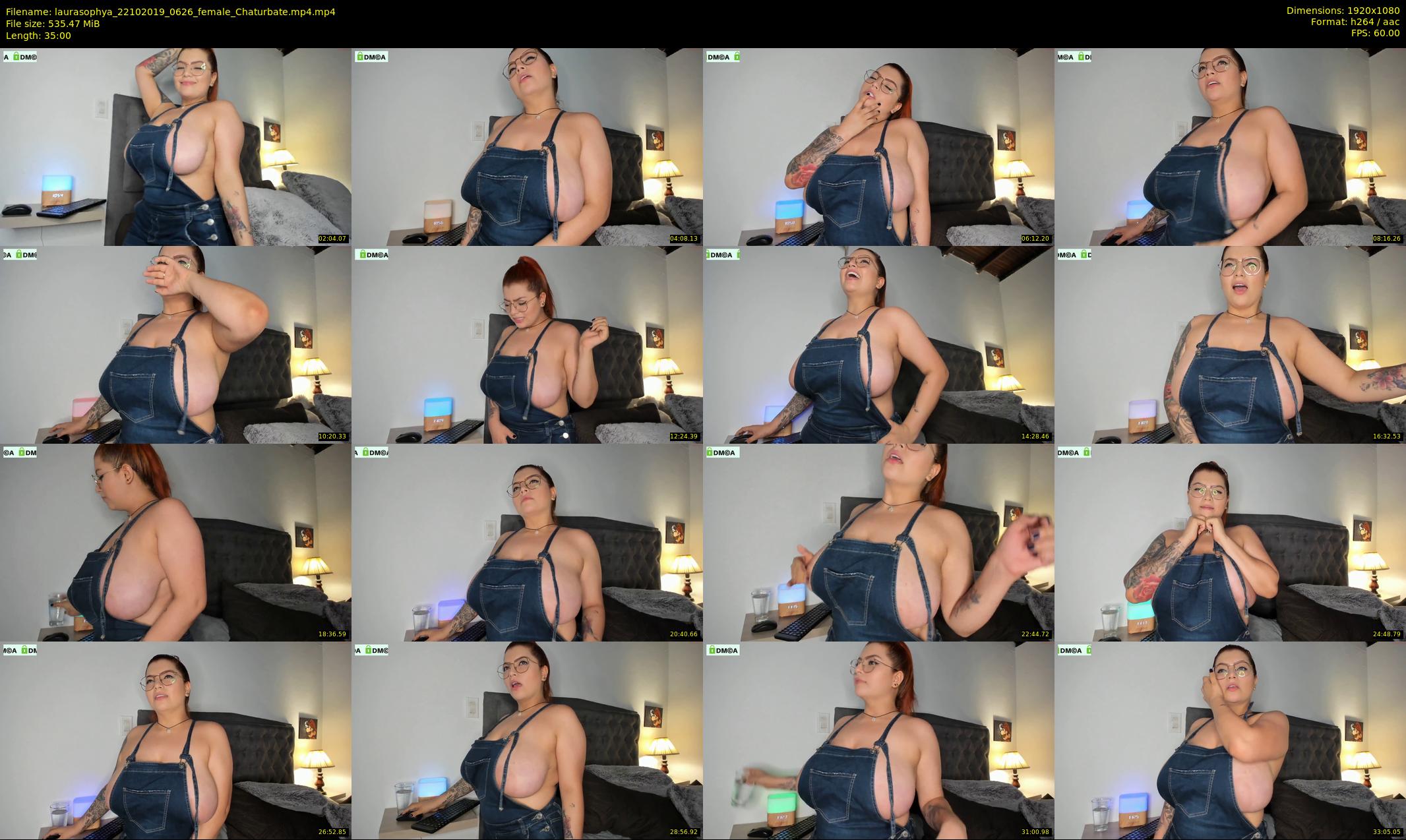 laurasophya — 35 minute Chaturbate female cam show recording, 1080p, Oct 22, 2019