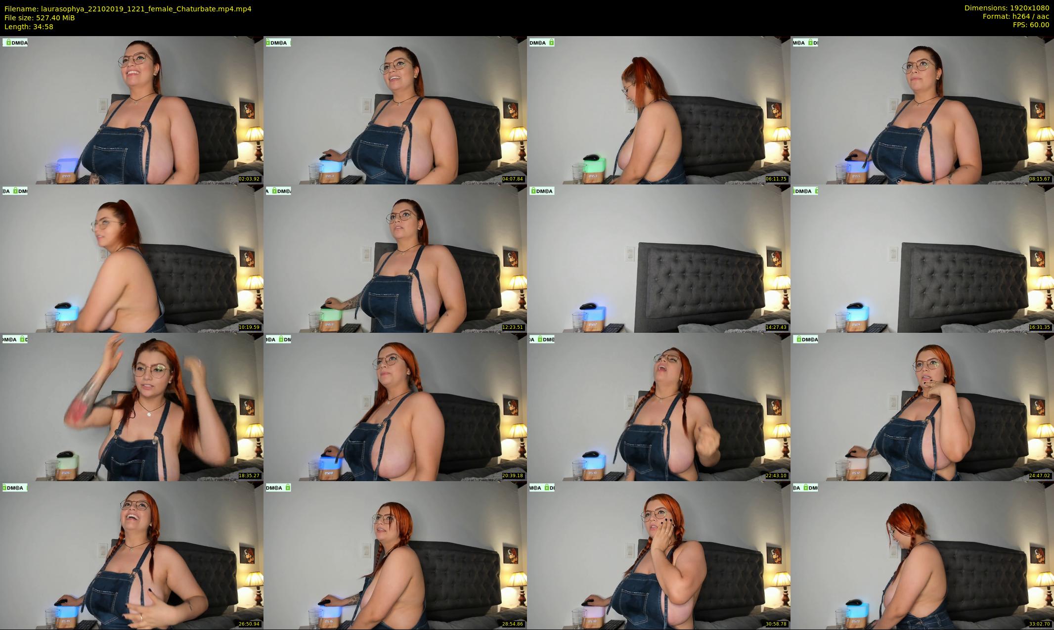 laurasophya — 35 minute Chaturbate female cam show recording, 1080p, Oct 22, 2019