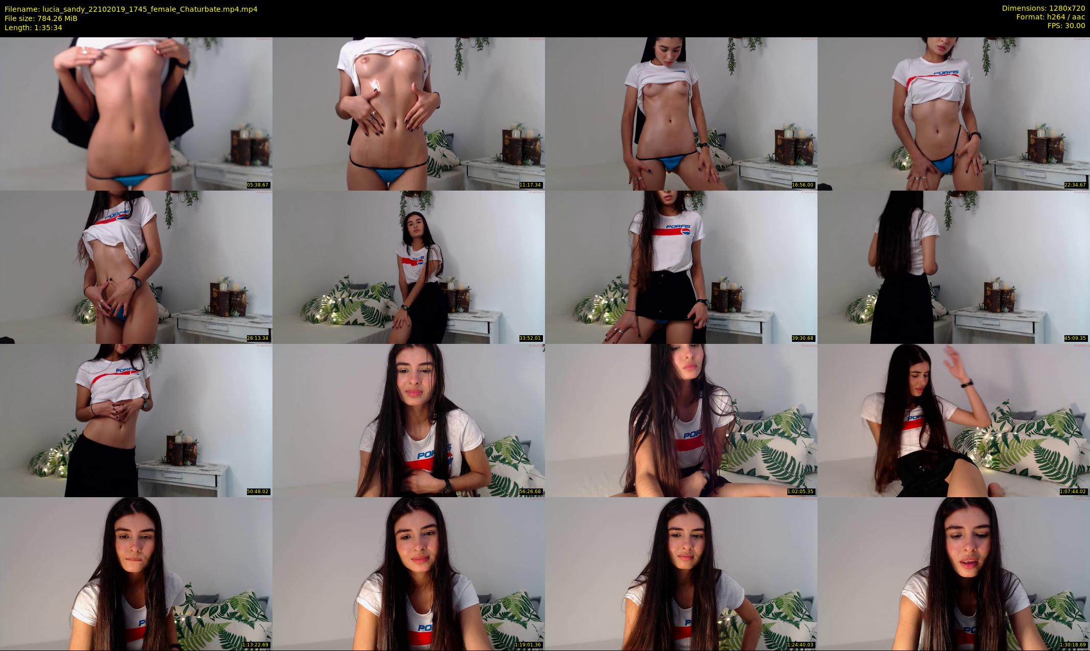 lucia_sandy — 96 minute Chaturbate female cam show recording, 720p, Oct 22, 2019