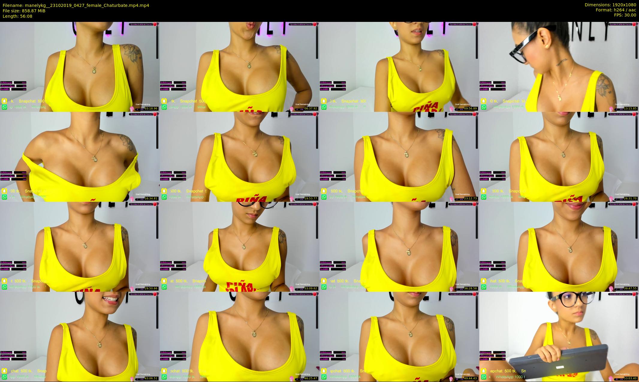 manelykg_ — 57 minute Chaturbate female cam show recording, 1080p, Oct 23, 2019