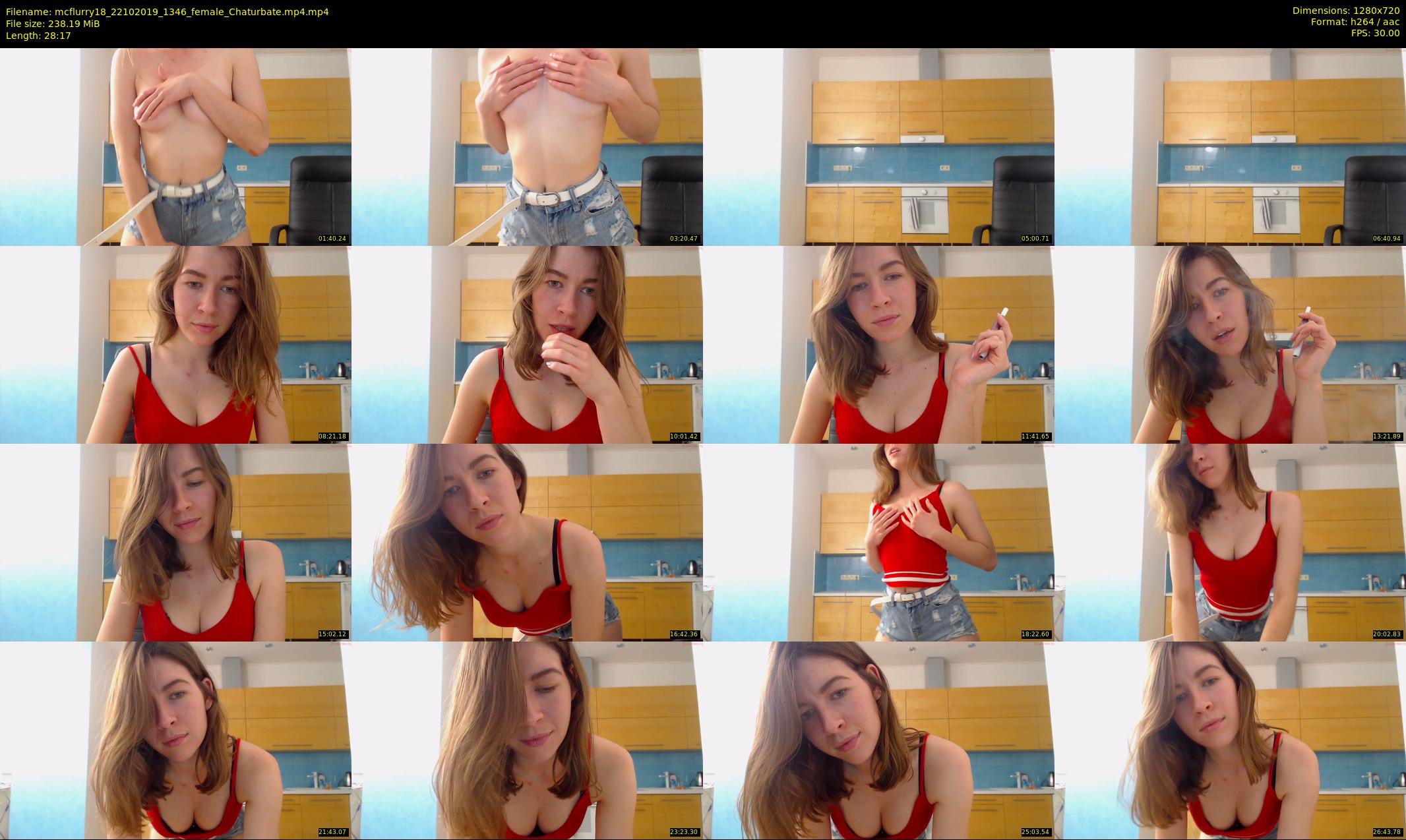 mcflurry18 — 29 minute Chaturbate female cam show recording, 720p, Oct 22, 2019
