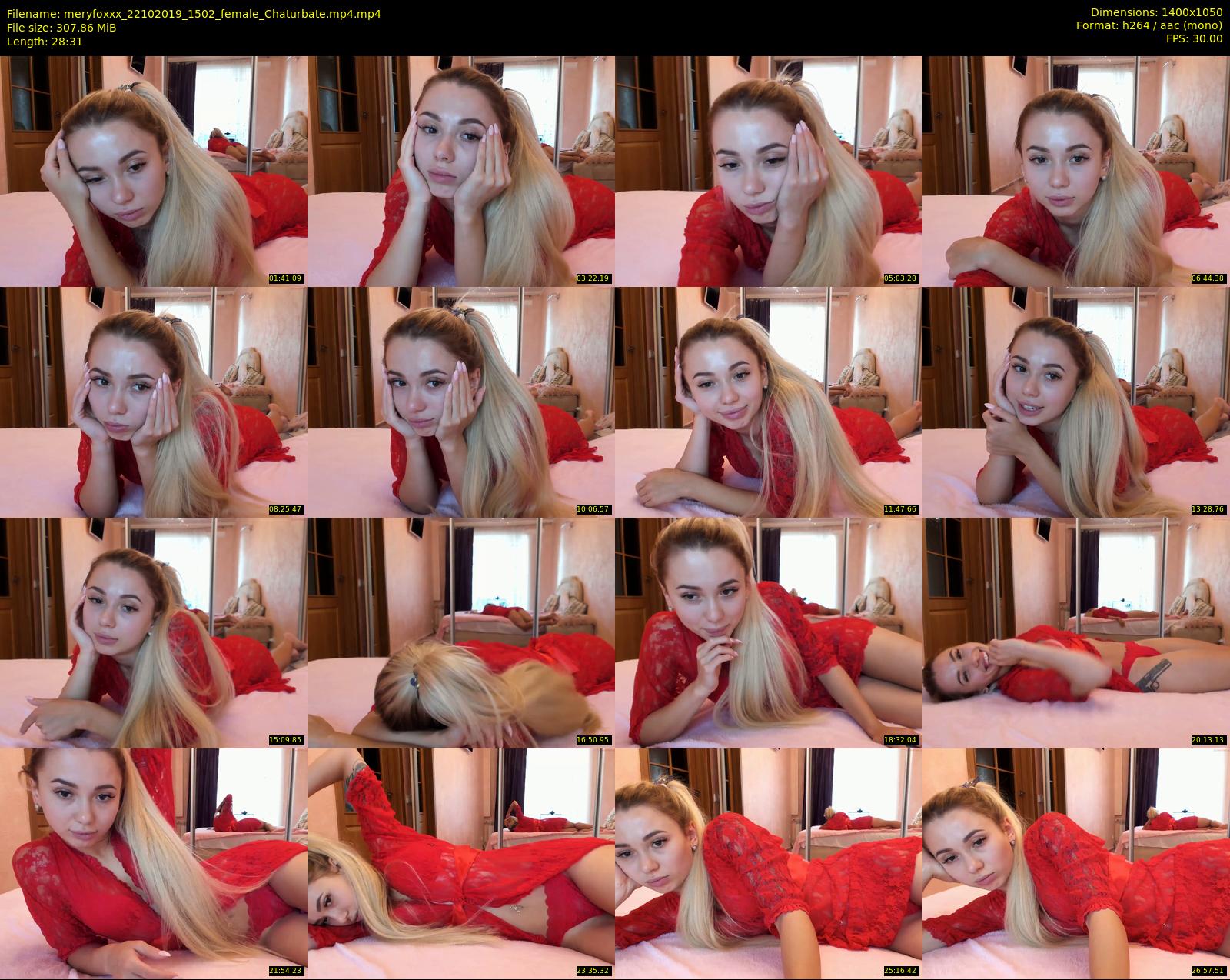 meryfoxxx — 29 minute Chaturbate female cam show recording, 720p, Oct 22, 2019
