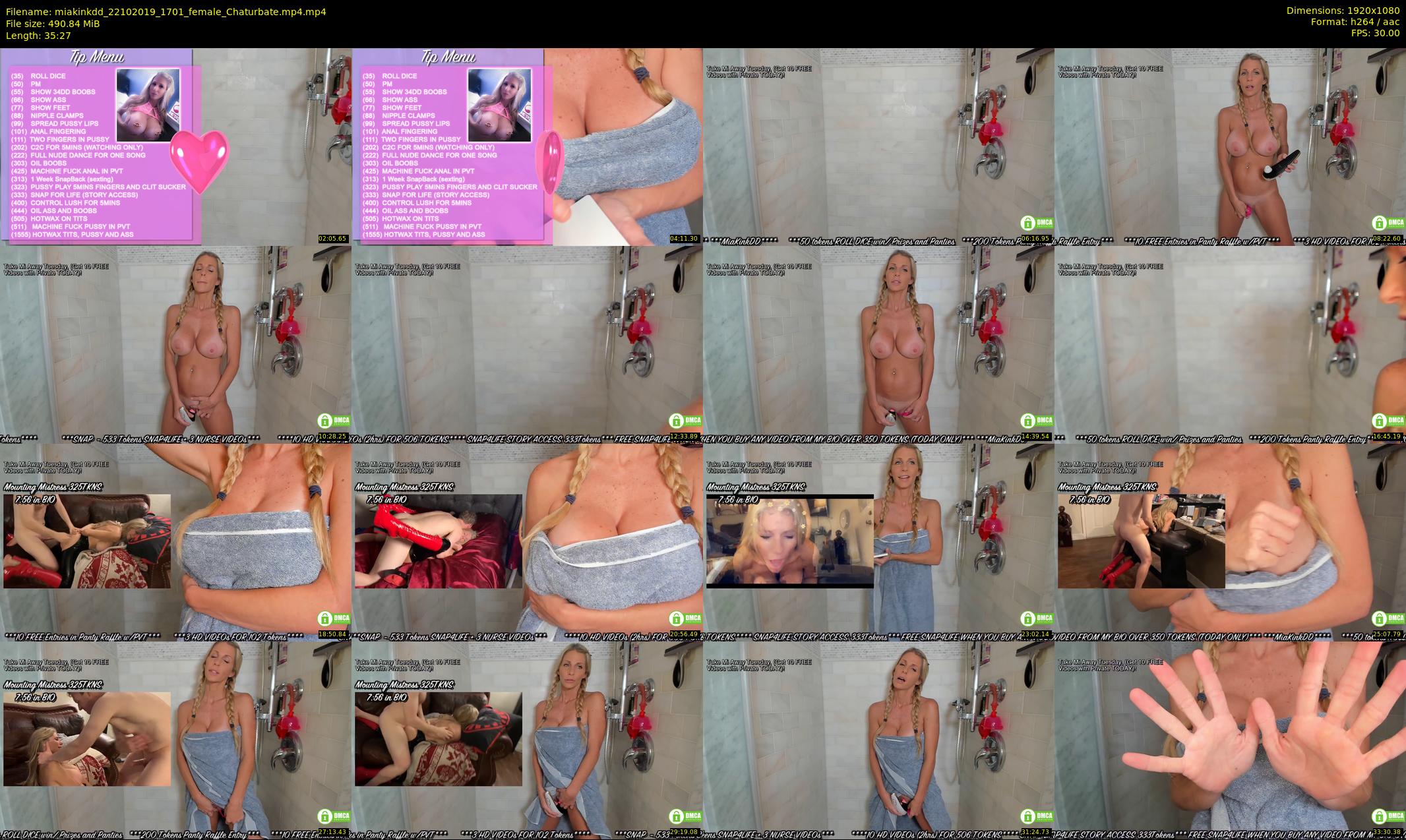 miakinkdd — 36 minute Chaturbate female cam show recording, 1080p, Oct 22, 2019
