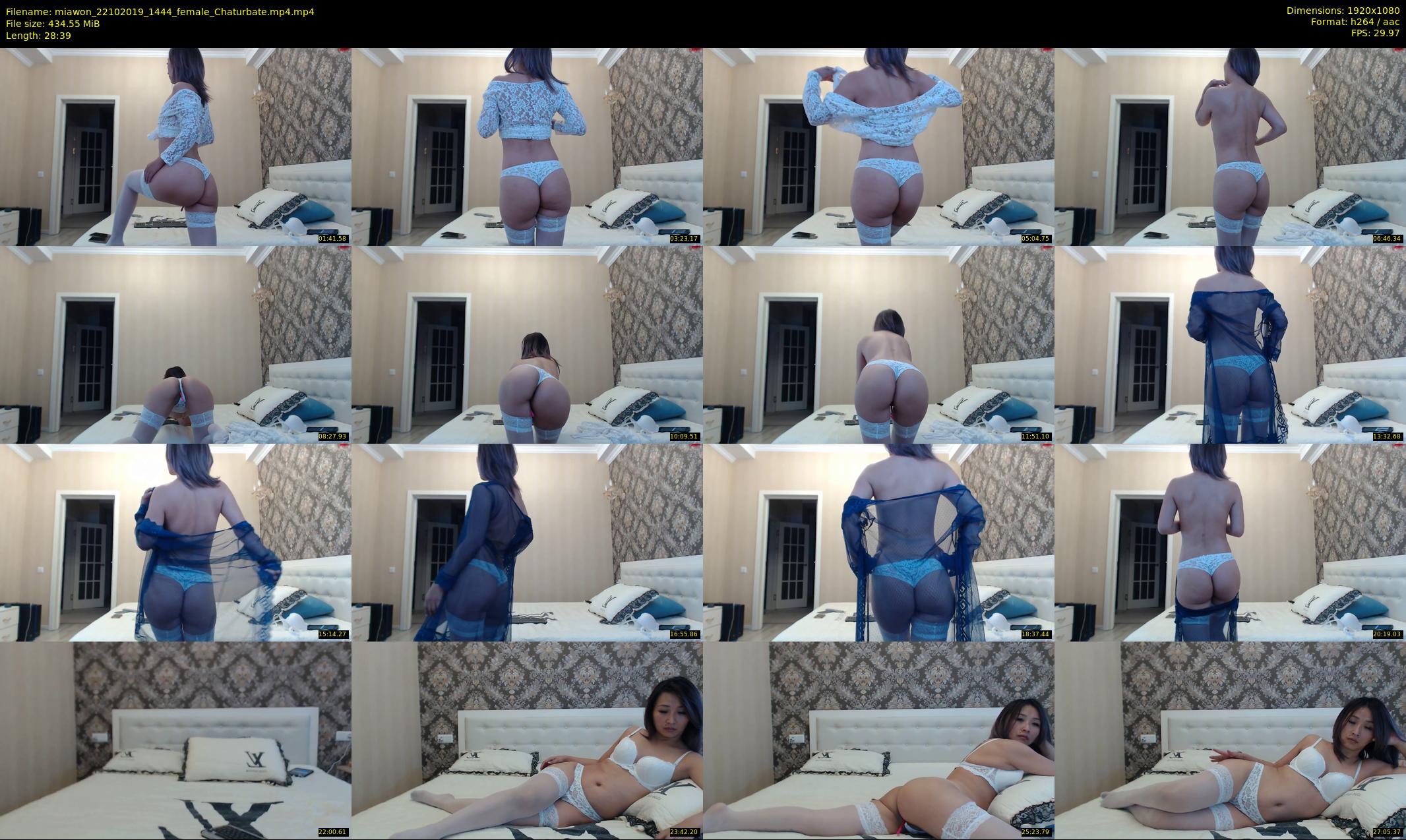 miawon — 29 minute Chaturbate female cam show recording, 1080p, Oct 22, 2019
