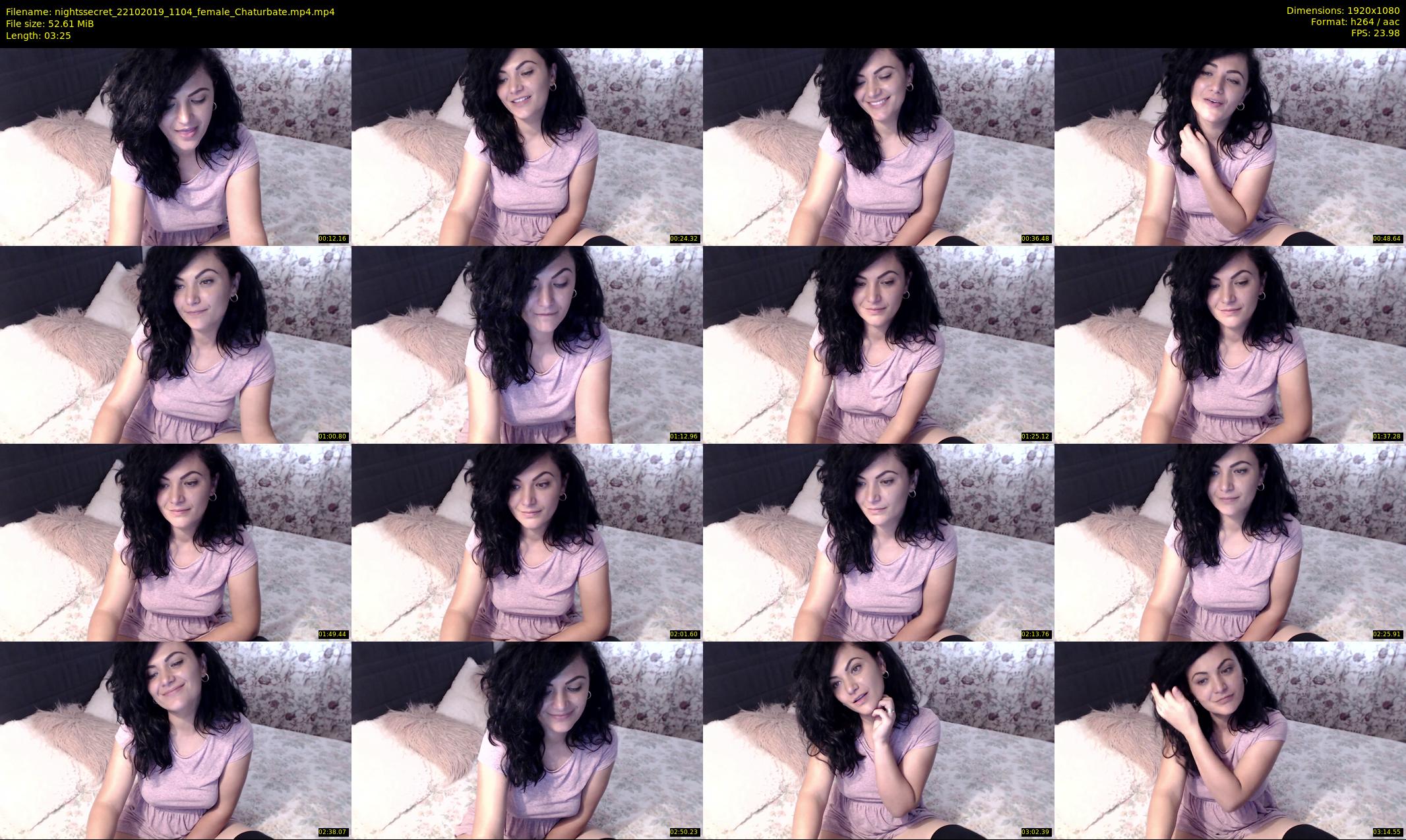 nightssecret — 4 minute Chaturbate female cam show recording, 1080p, Oct 22, 2019