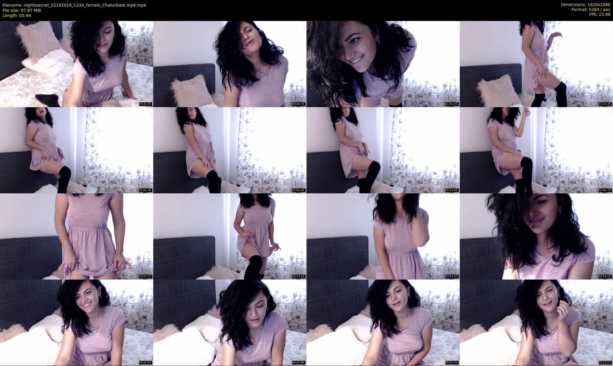 nightssecret — 6 minute Chaturbate female cam show recording, 1080p, Oct 22, 2019