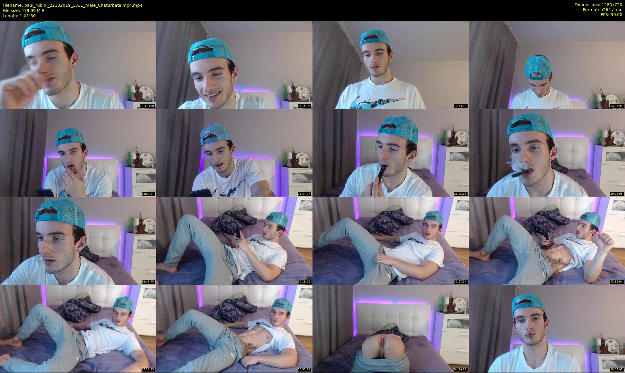 paul_rubini — 62 minute Chaturbate male cam show recording, 720p, Oct 22, 2019