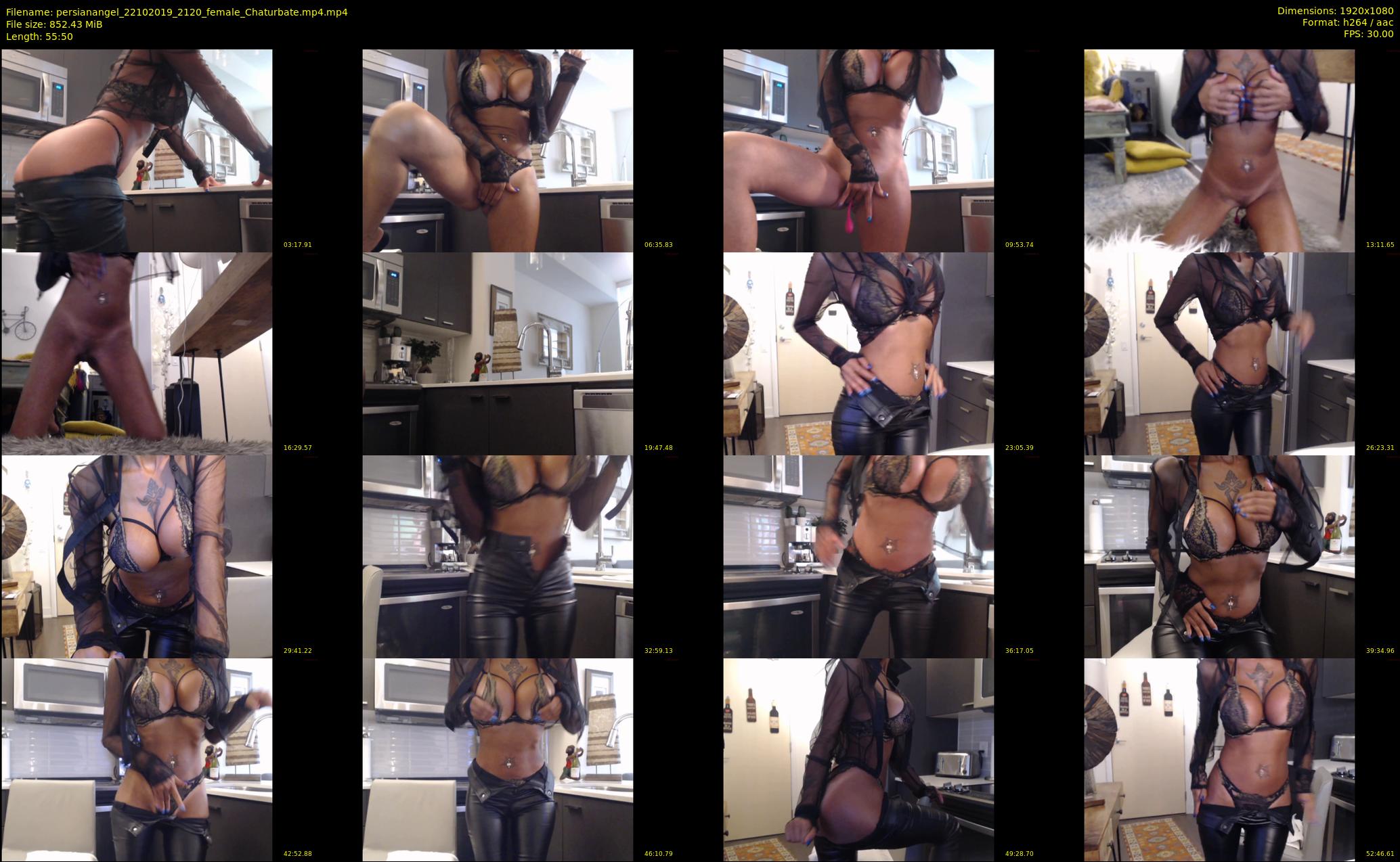 persianangel — 56 minute Chaturbate female cam show recording, 1080p, Oct 22, 2019