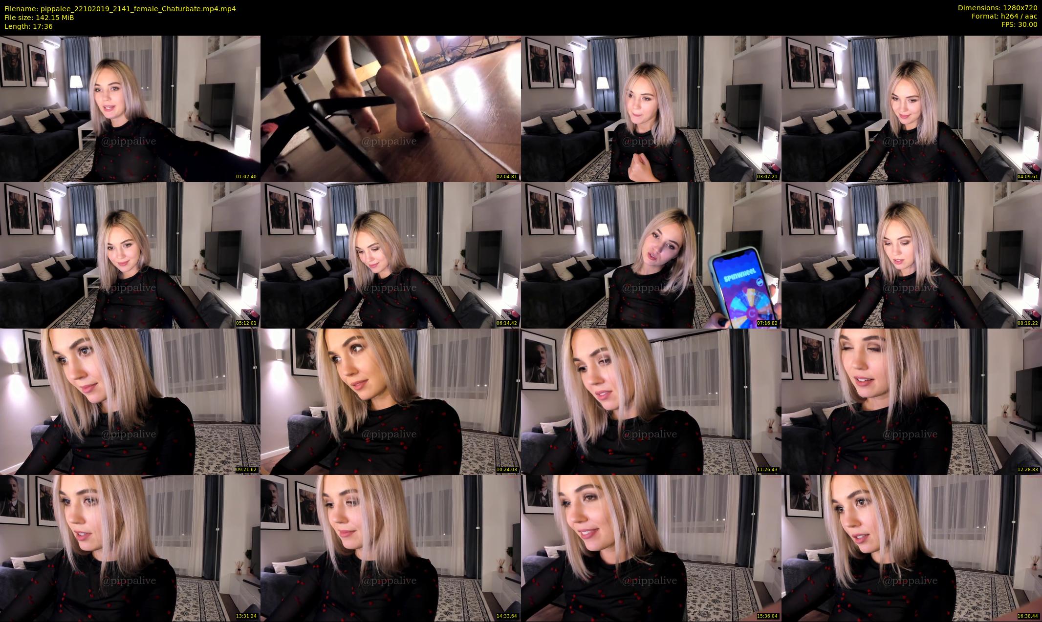 pippalee — 18 minute Chaturbate female cam show recording, 720p, Oct 22, 2019