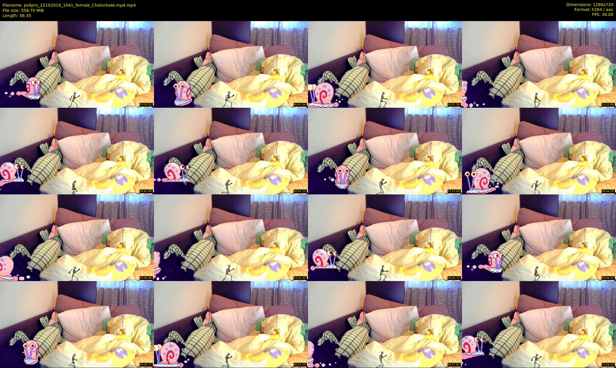 ps4pro — 57 minute Chaturbate female cam show recording, 720p, Oct 22, 2019