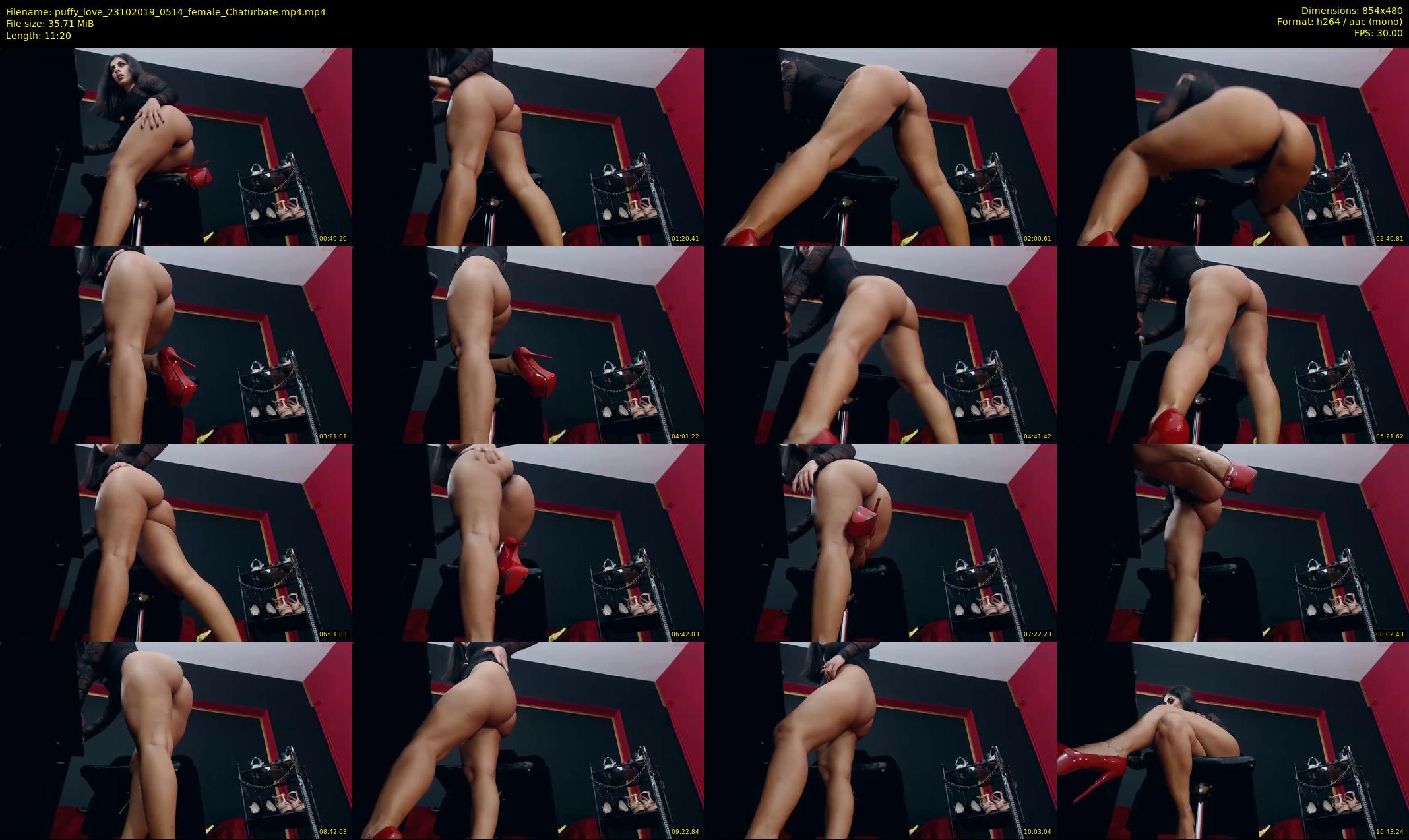 puffy_love — 12 minute Chaturbate female cam show recording, 480p, Oct 23, 2019