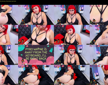 pyrowayne — 43 minute Chaturbate female cam show recording, 720p, Oct 22, 2019