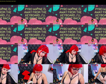 pyrowayne — 43 minute Chaturbate female cam show recording, 720p, Oct 23, 2019