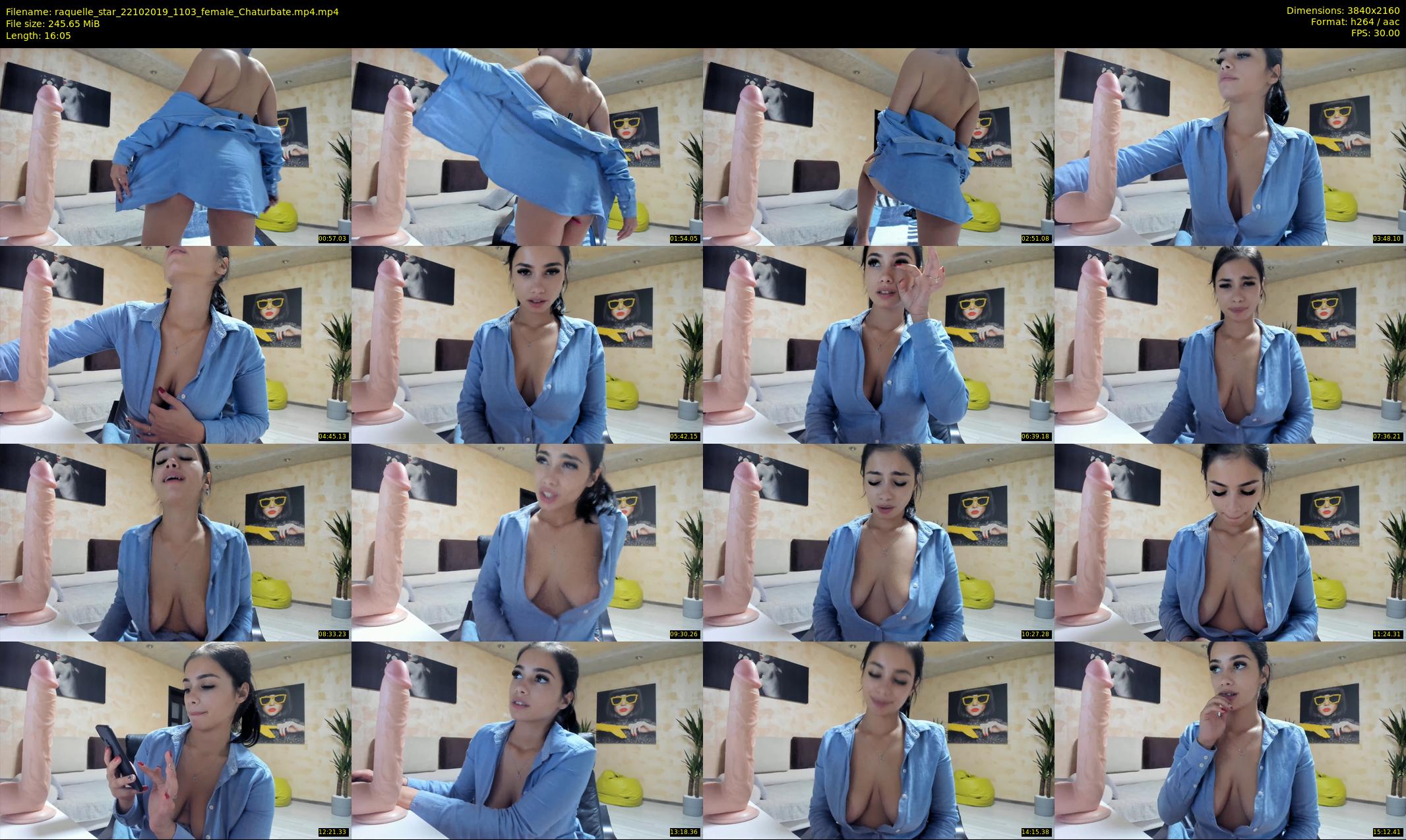 raquelle_star — 17 minute Chaturbate couple cam show recording, 4K, Oct 22, 2019