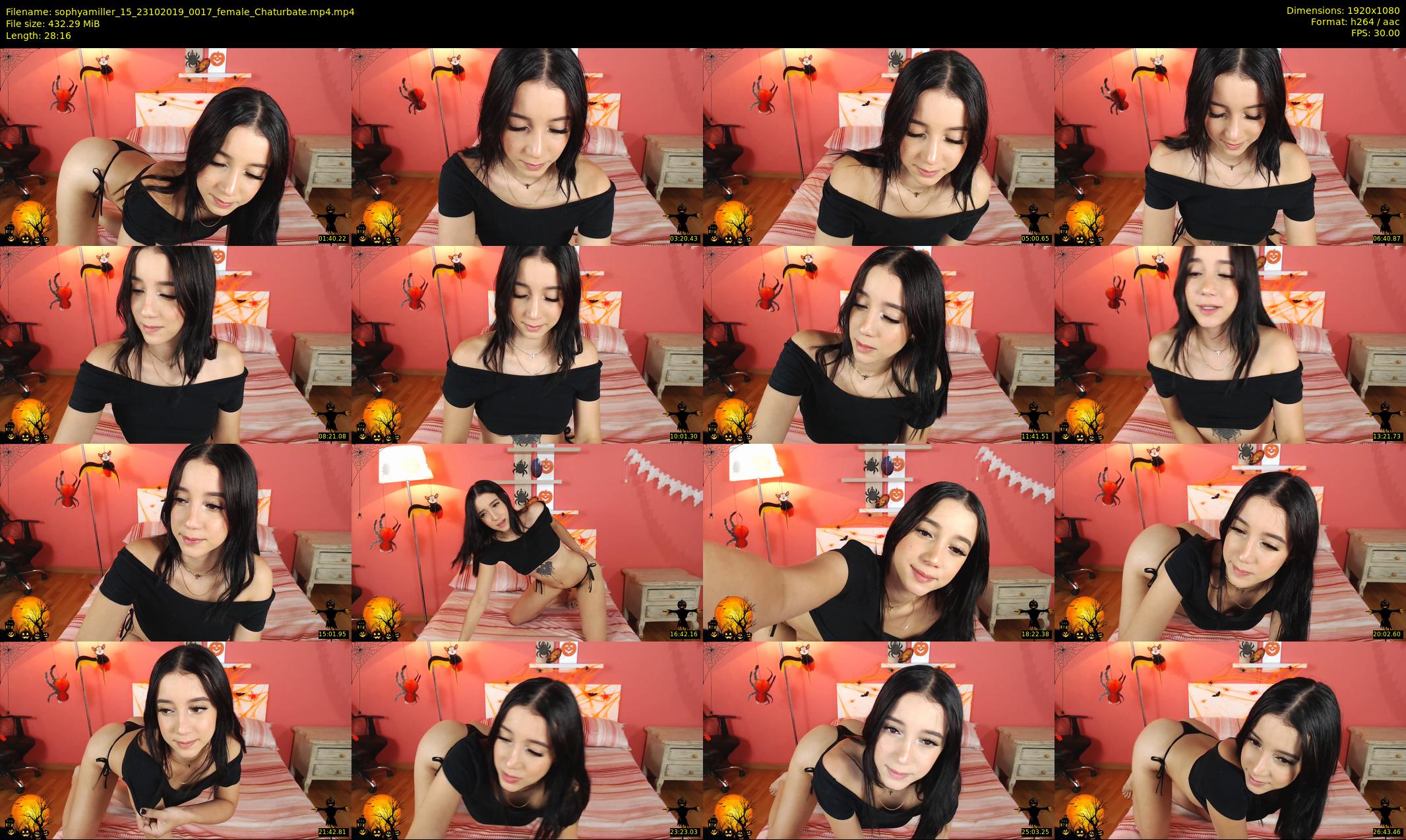 sophyamiller_15 — 29 minute Chaturbate female cam show recording, 1080p, Oct 23, 2019