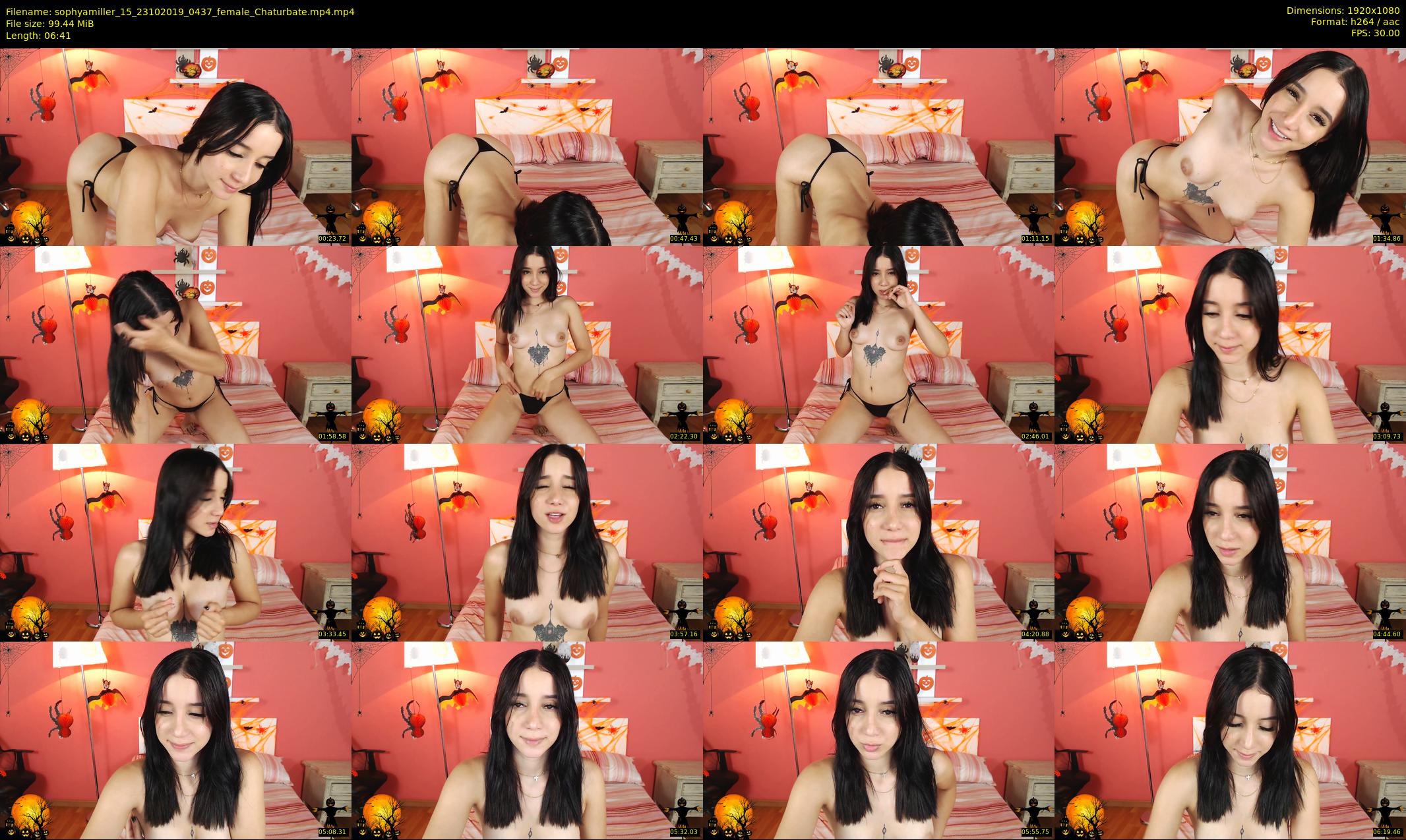 sophyamiller_15 — 7 minute Chaturbate female cam show recording, 1080p, Oct 23, 2019