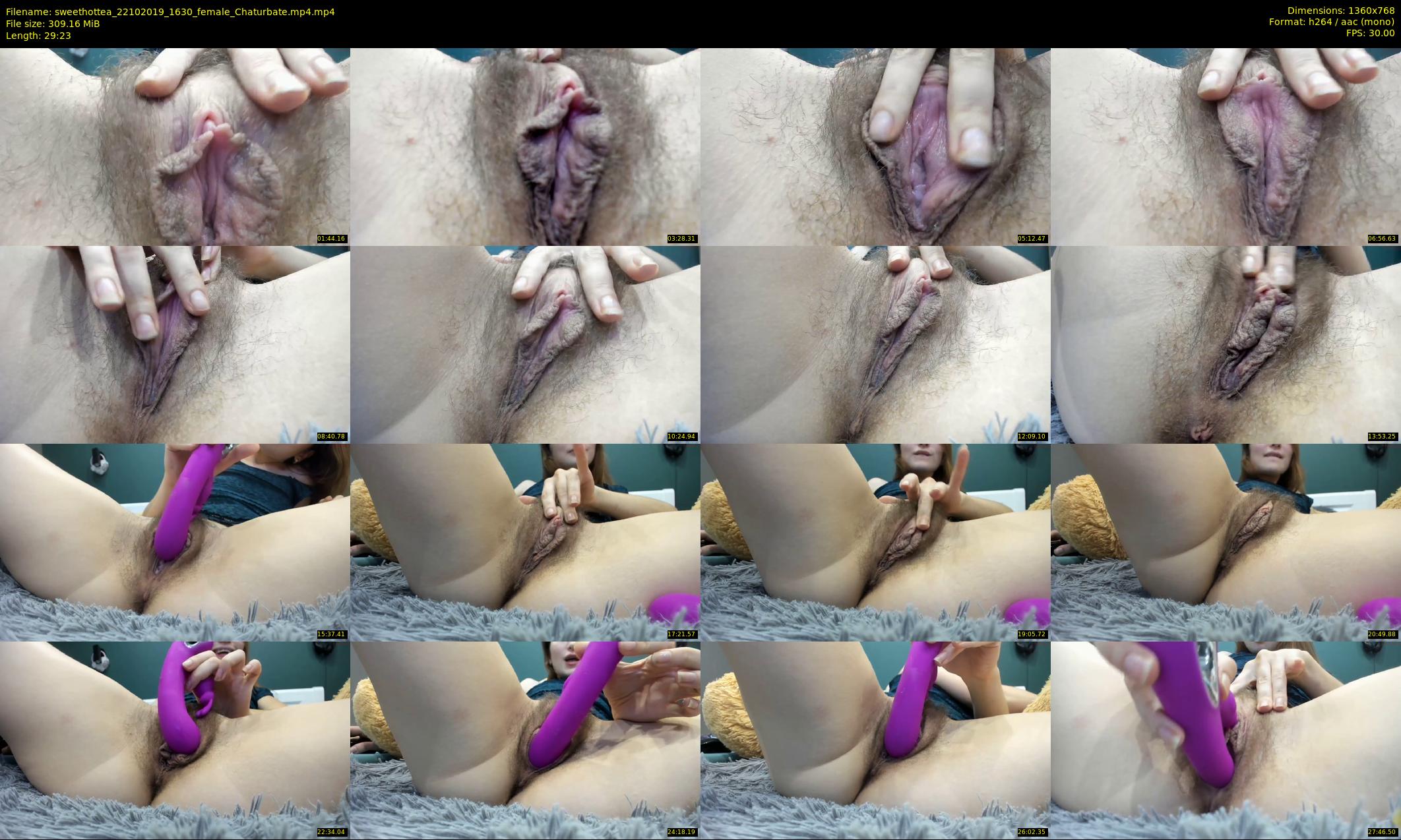 sweethottea — 30 minute Chaturbate female cam show recording, 720p, Oct 22, 2019