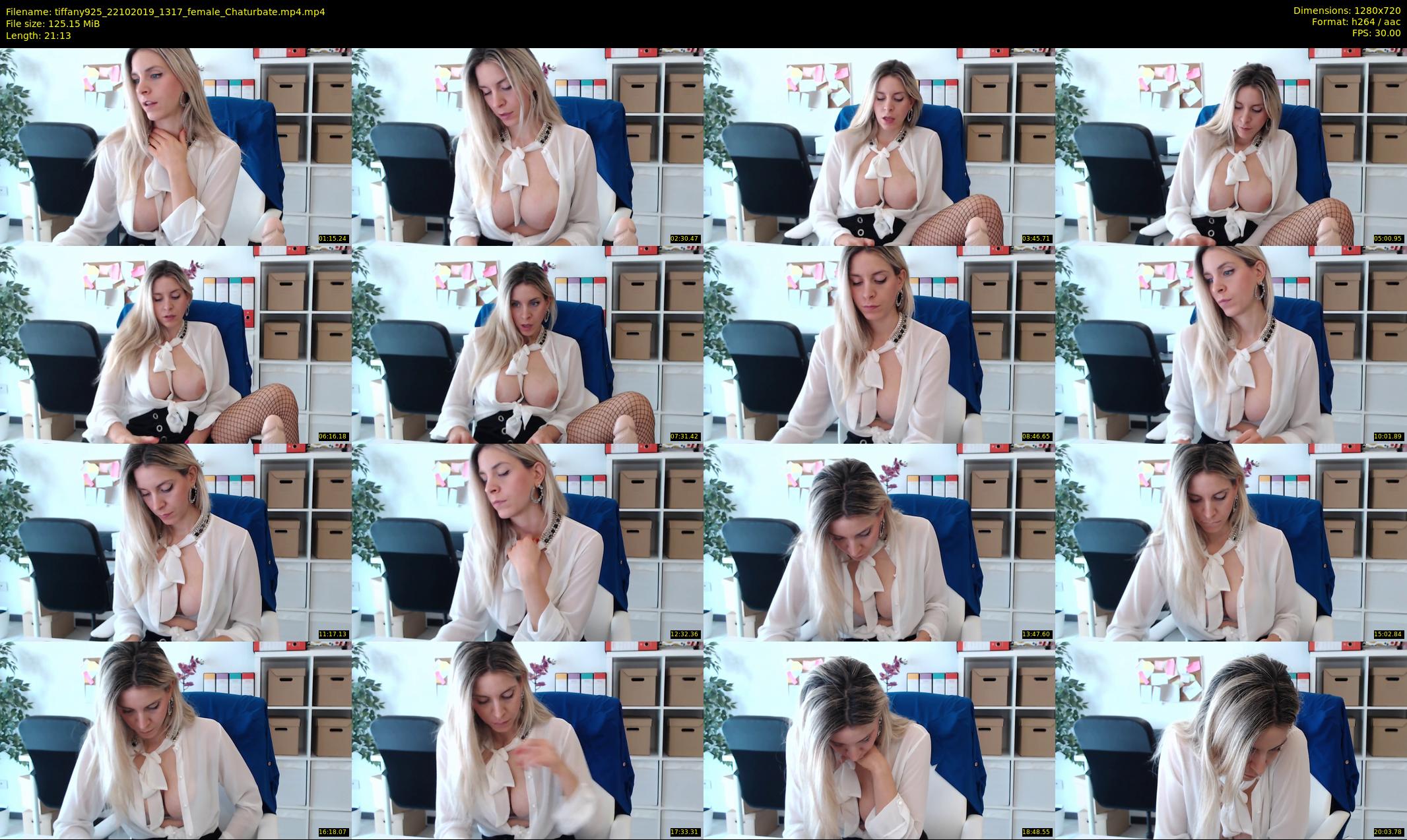 tiffany925 — 22 minute Chaturbate female cam show recording, 720p, Oct 22, 2019