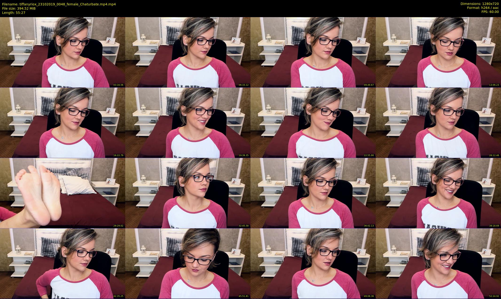 tiffanyriox — 56 minute Chaturbate female cam show recording, 720p, Oct 23, 2019