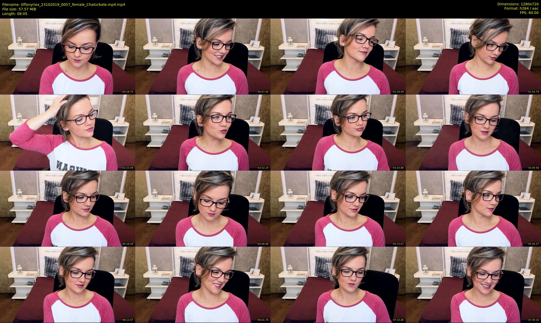 tiffanyriox — 9 minute Chaturbate female cam show recording, 720p, Oct 23, 2019