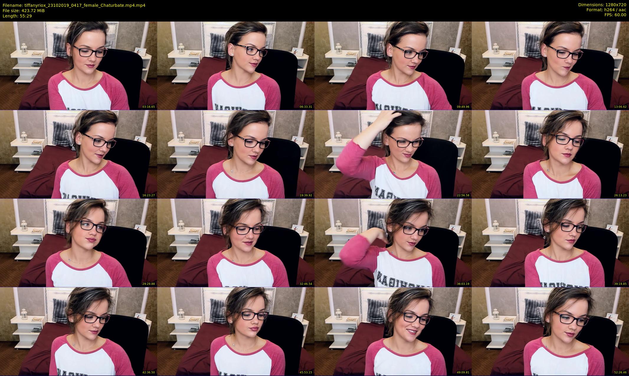 tiffanyriox — 56 minute Chaturbate female cam show recording, 720p, Oct 23, 2019