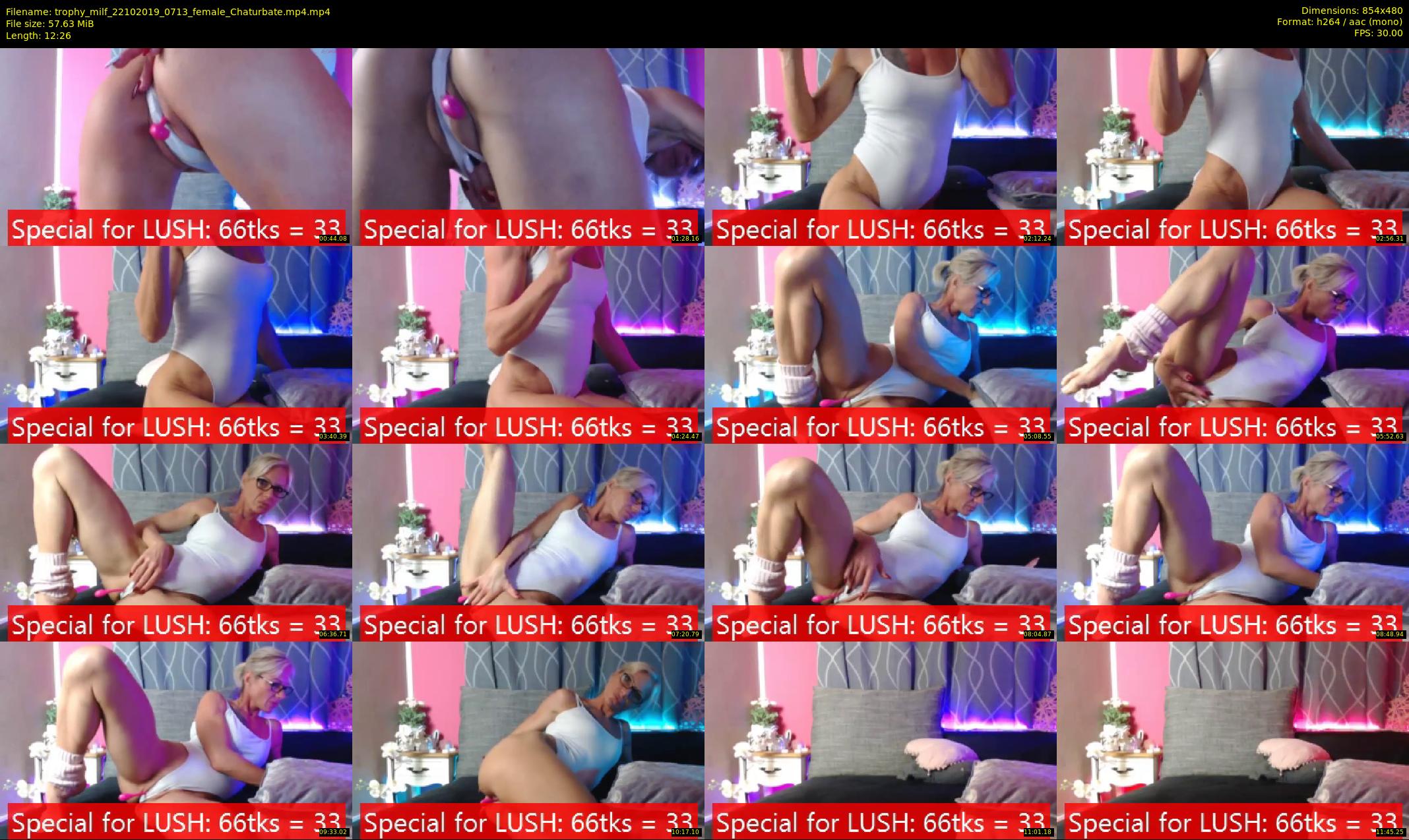 trophy_milf — 13 minute Chaturbate female cam show recording, 480p, Oct 22, 2019