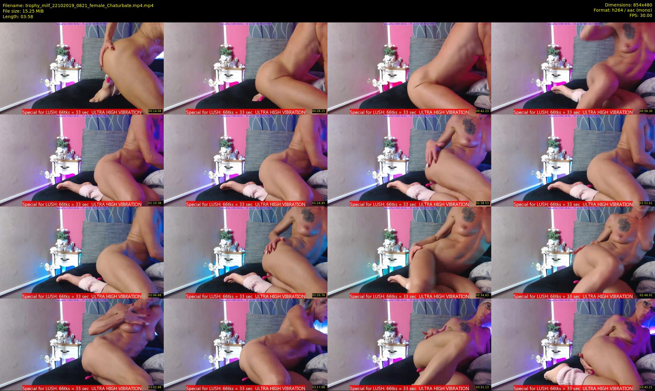 trophy_milf — 4 minute Chaturbate female cam show recording, 480p, Oct 22, 2019