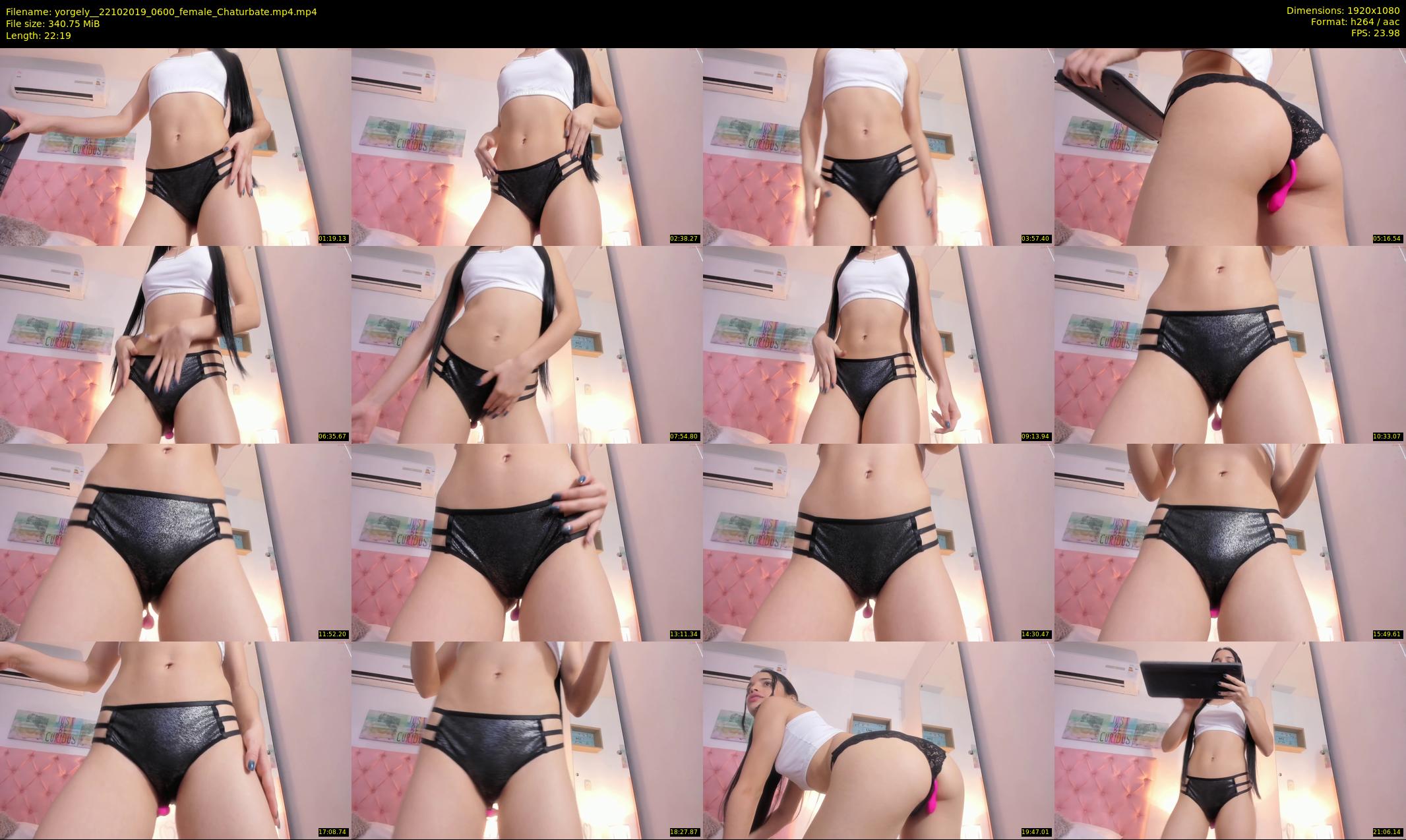 yorgely_ — 23 minute Chaturbate female cam show recording, 1080p, Oct 22, 2019