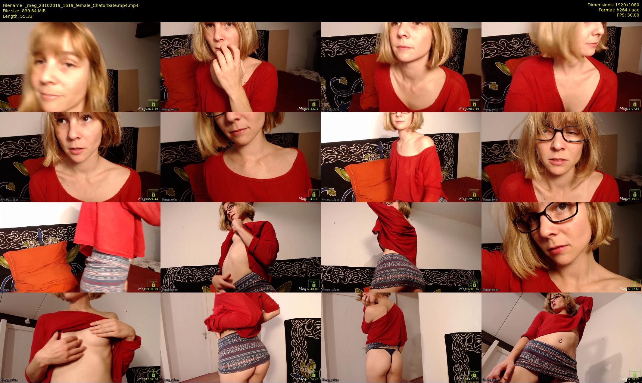 _meg — 56 minute Chaturbate female cam show recording, 1080p, Oct 23, 2019