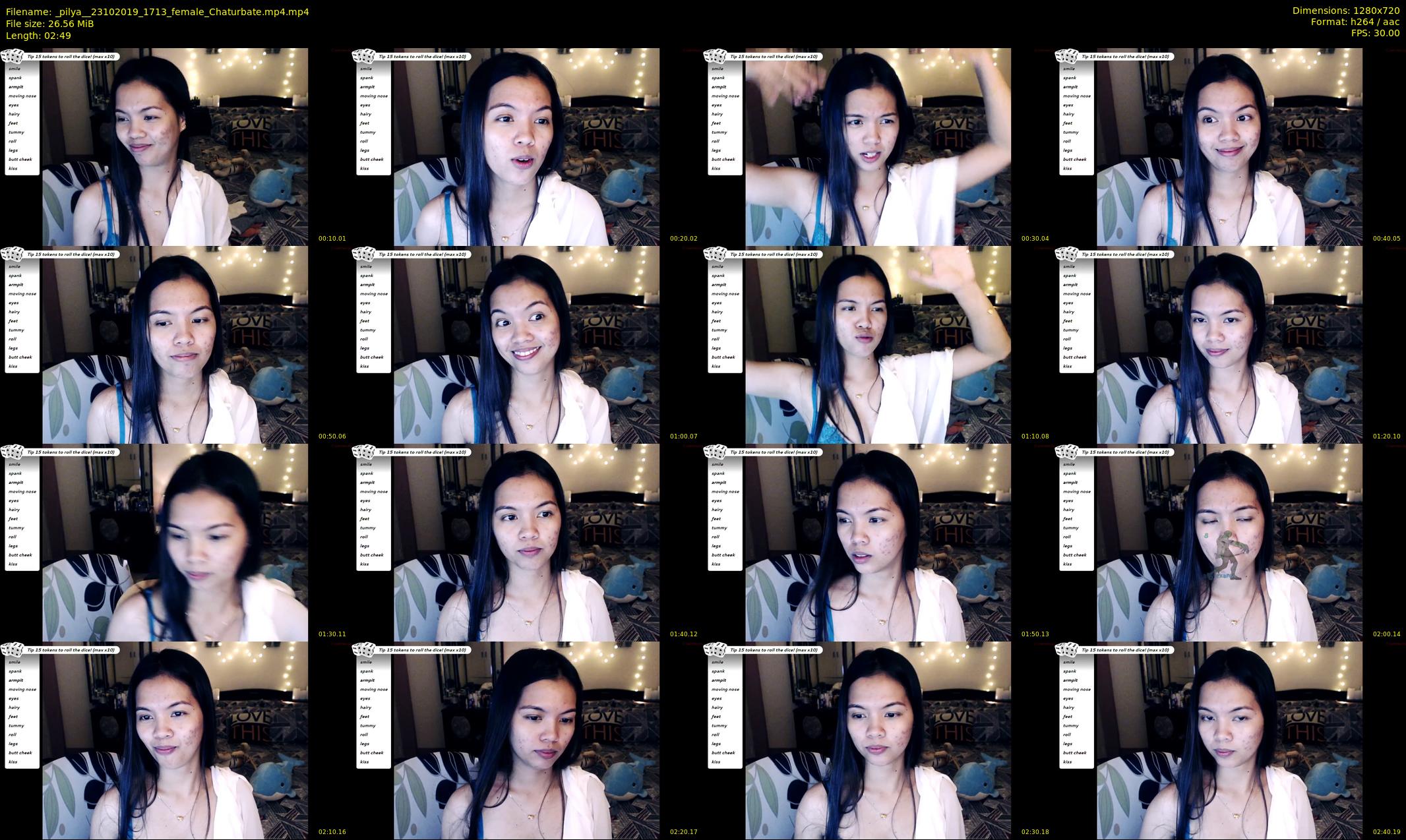 _pilya_ — 3 minute Chaturbate female cam show recording, 720p, Oct 23, 2019