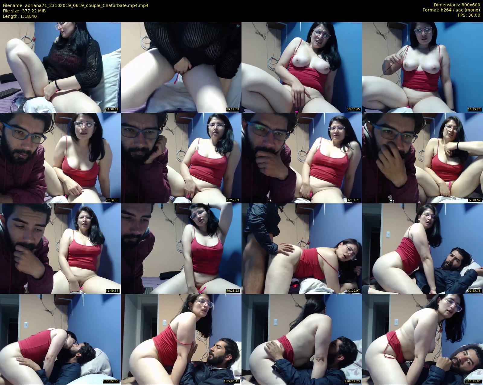 adriana71 — 79 minute Chaturbate couple cam show recording, 480p, Oct 23, 2019