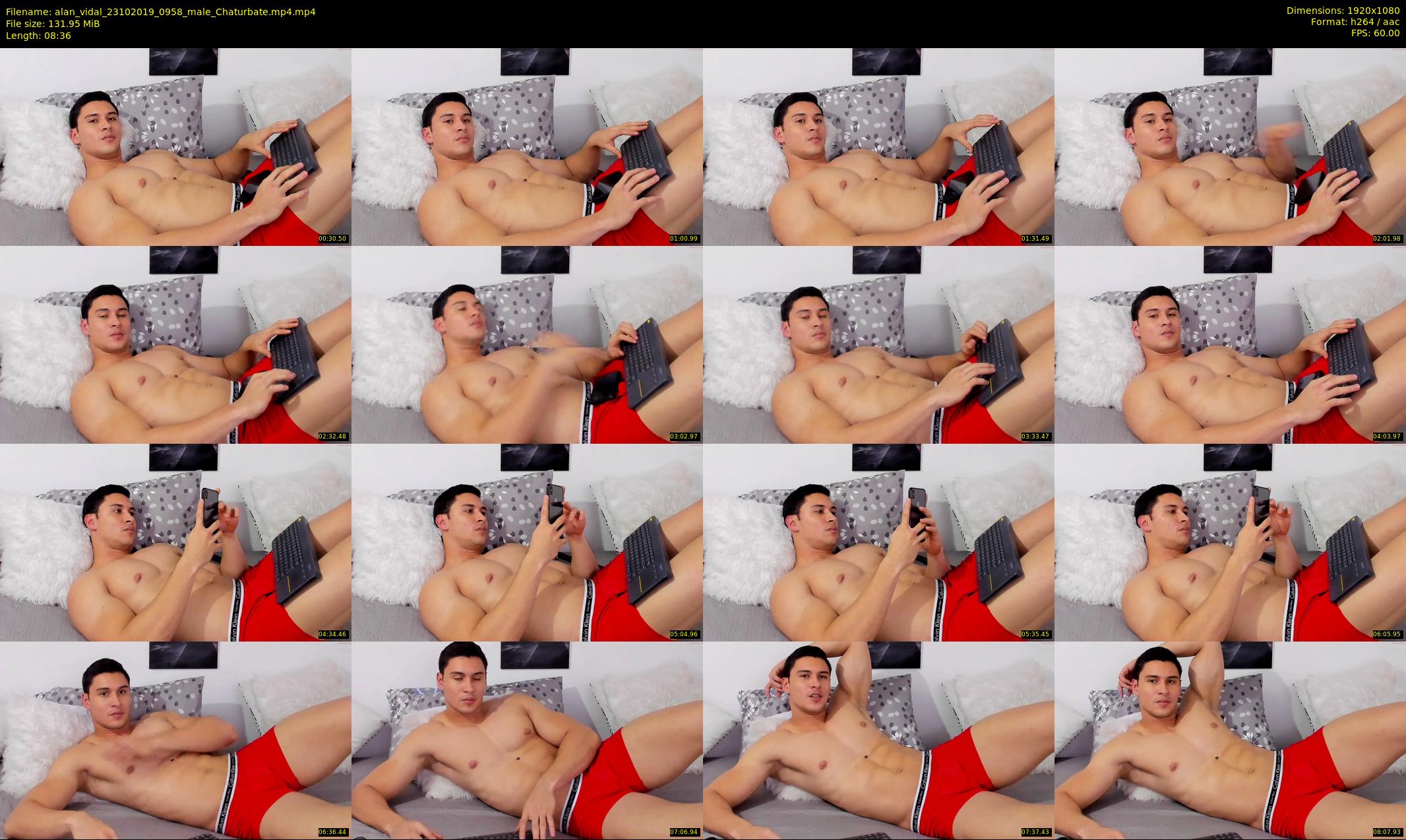 alan_vidal — 9 minute Chaturbate male cam show recording, 1080p, Oct 23, 2019