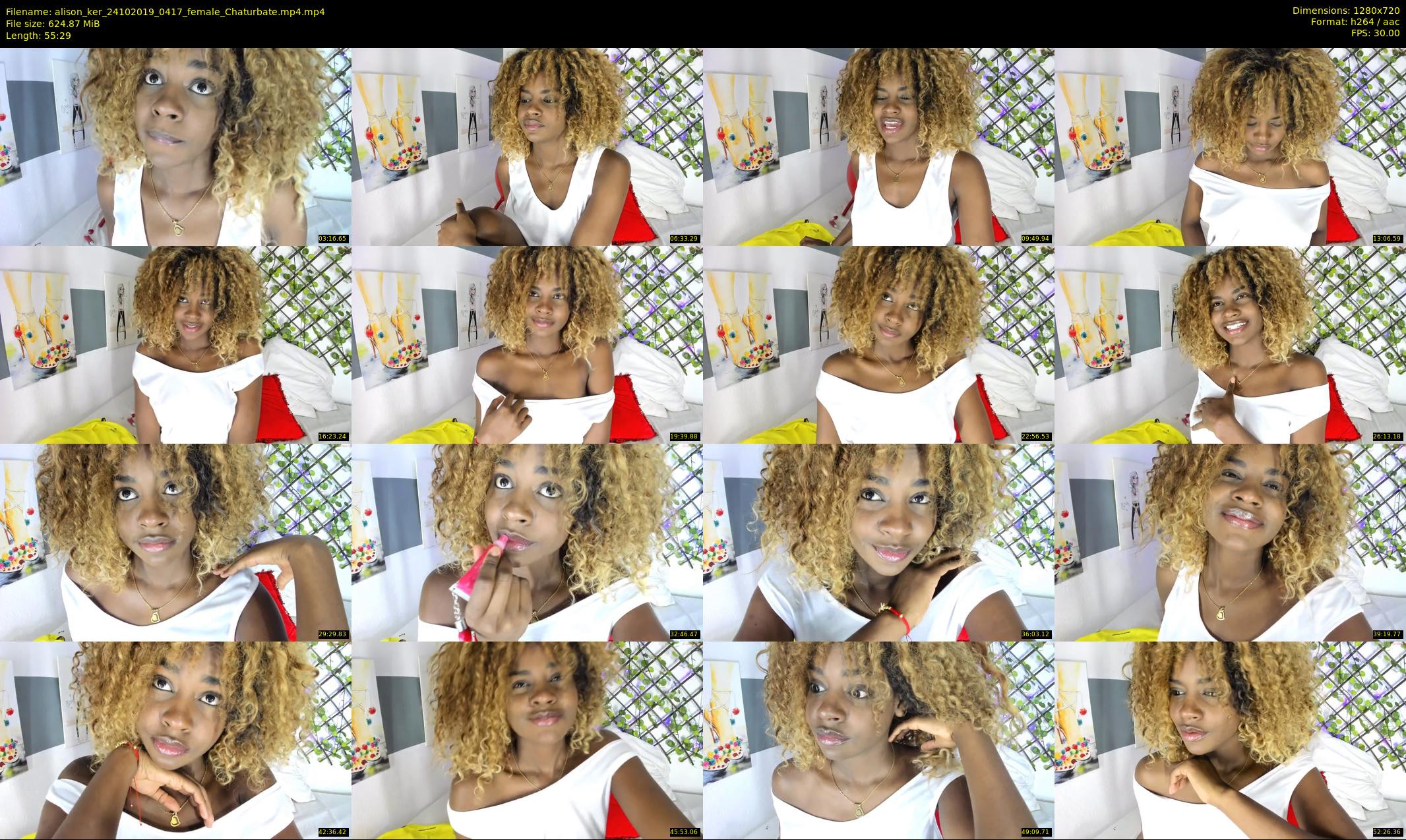 alison_ker — 56 minute Chaturbate female cam show recording, 720p, Oct 24, 2019